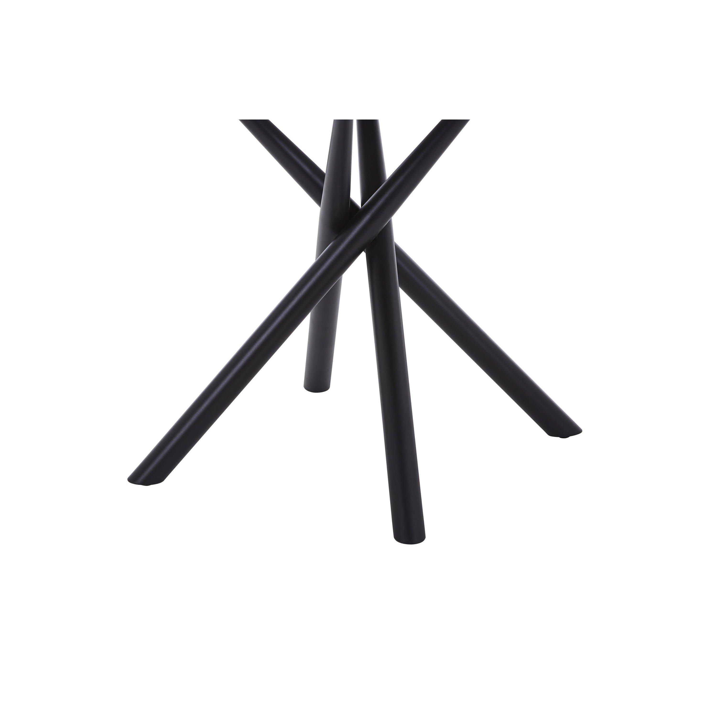 Grey - Shankar - Richmond Round Grey Dining Table - 3