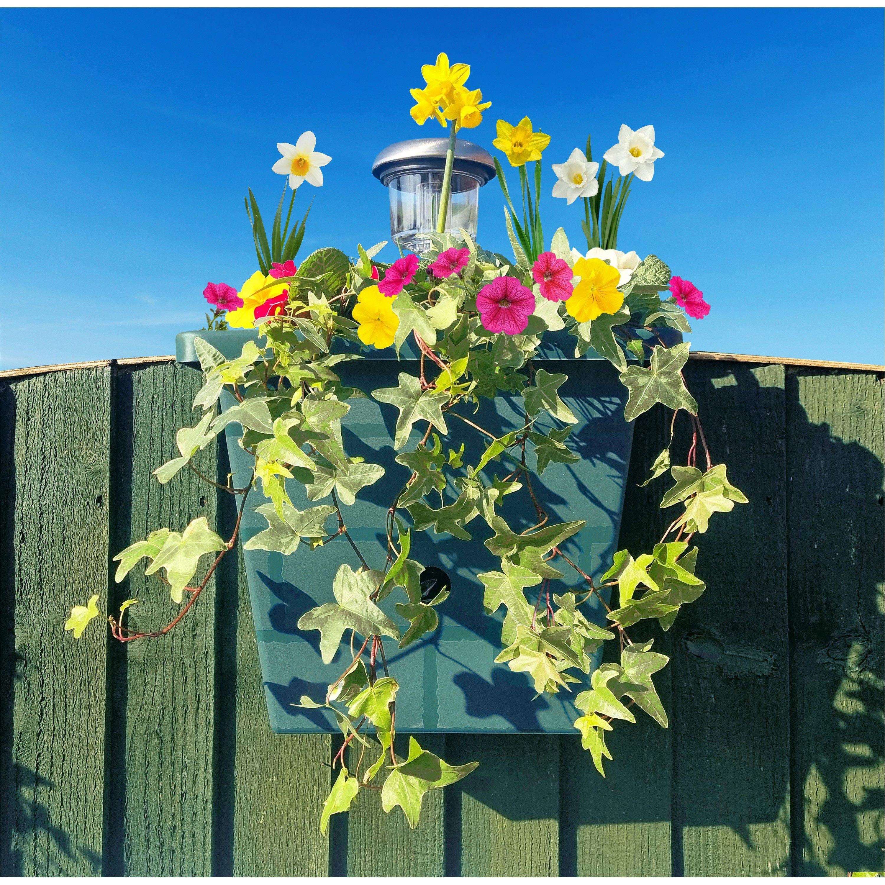 Yougarden  Go Illumiwell Planter (Forest ) Green - 40x39x30cm