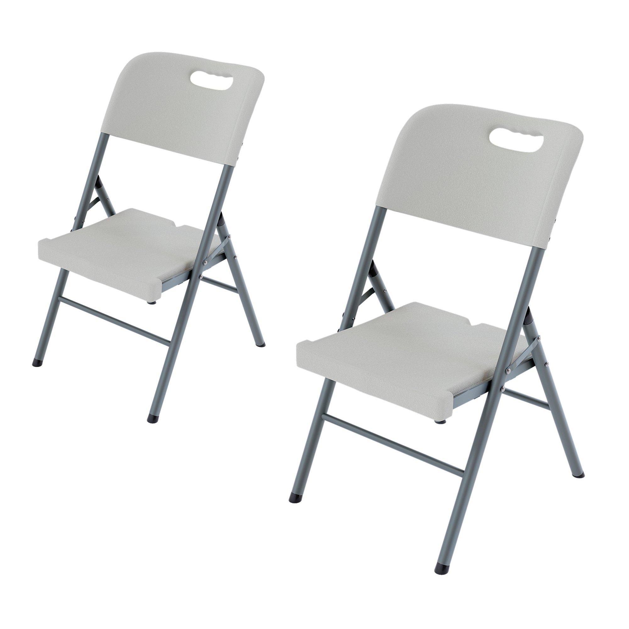 White - Lassic - Home Vida Set of 2 Outdoor Indoor Folding Chairs - 9