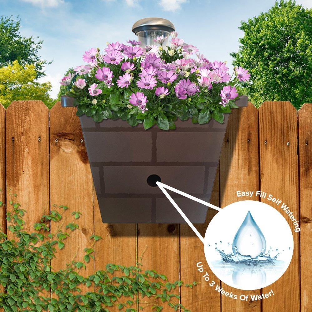 Brown - YouGarden - Go IllumiWell Planter (Brown) - 1