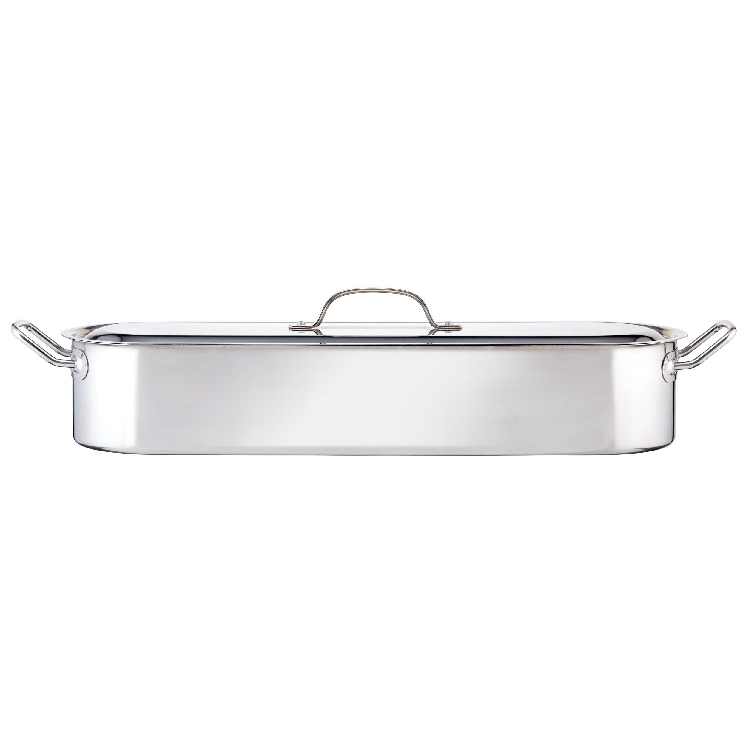 Kitchencraft  Stainless Steel Fish Poacher - Silver - 74x20cm