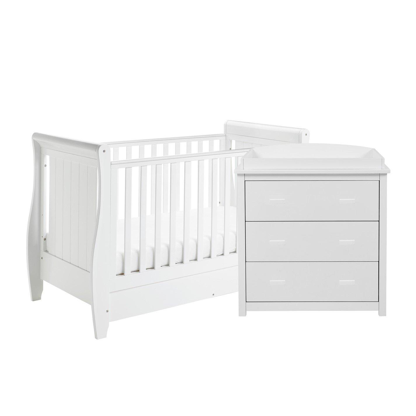 Babymore  Newborn Stella 2 Piece Room Set - White - Variable