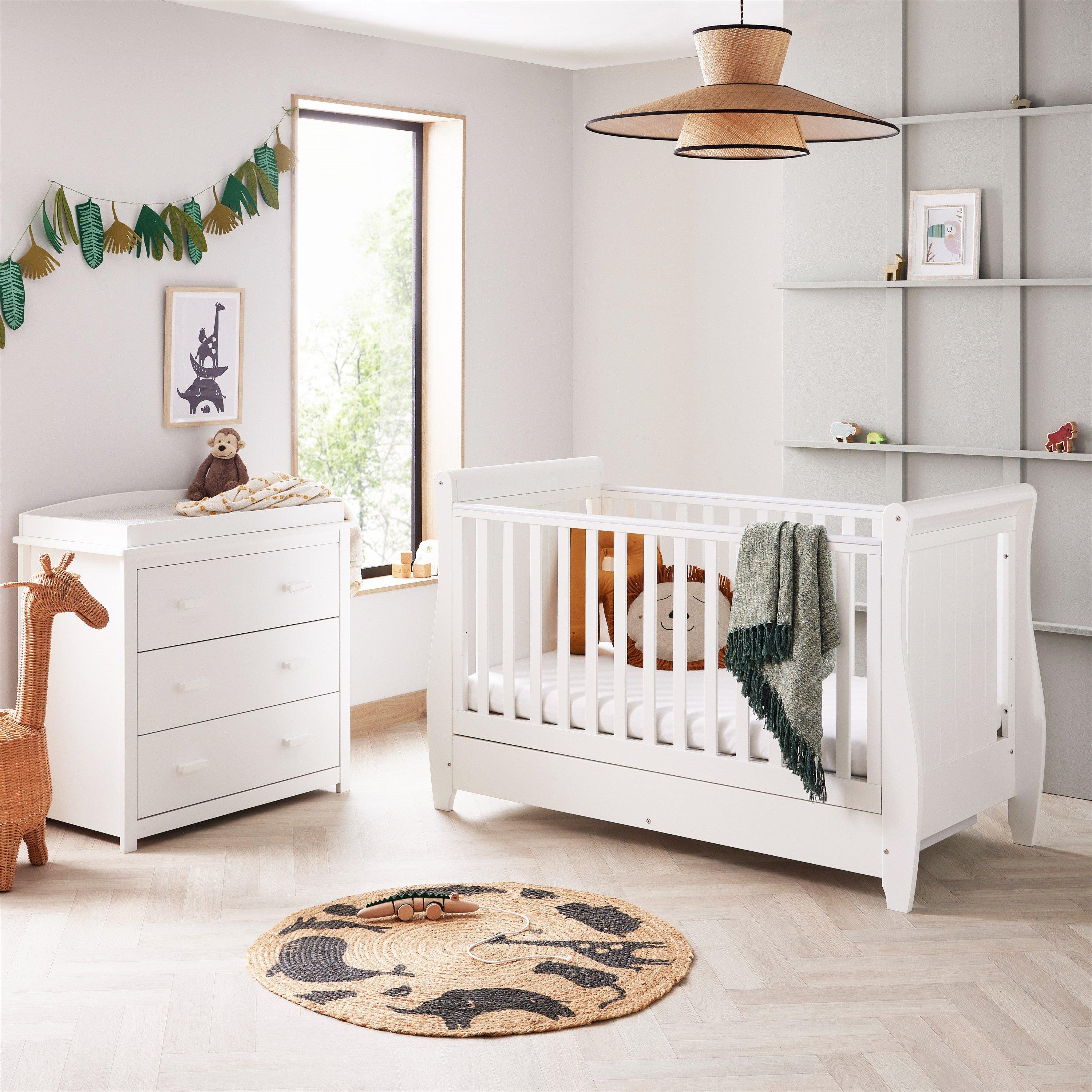 White - Babymore - Stella 2 Piece Room Set - White - 2