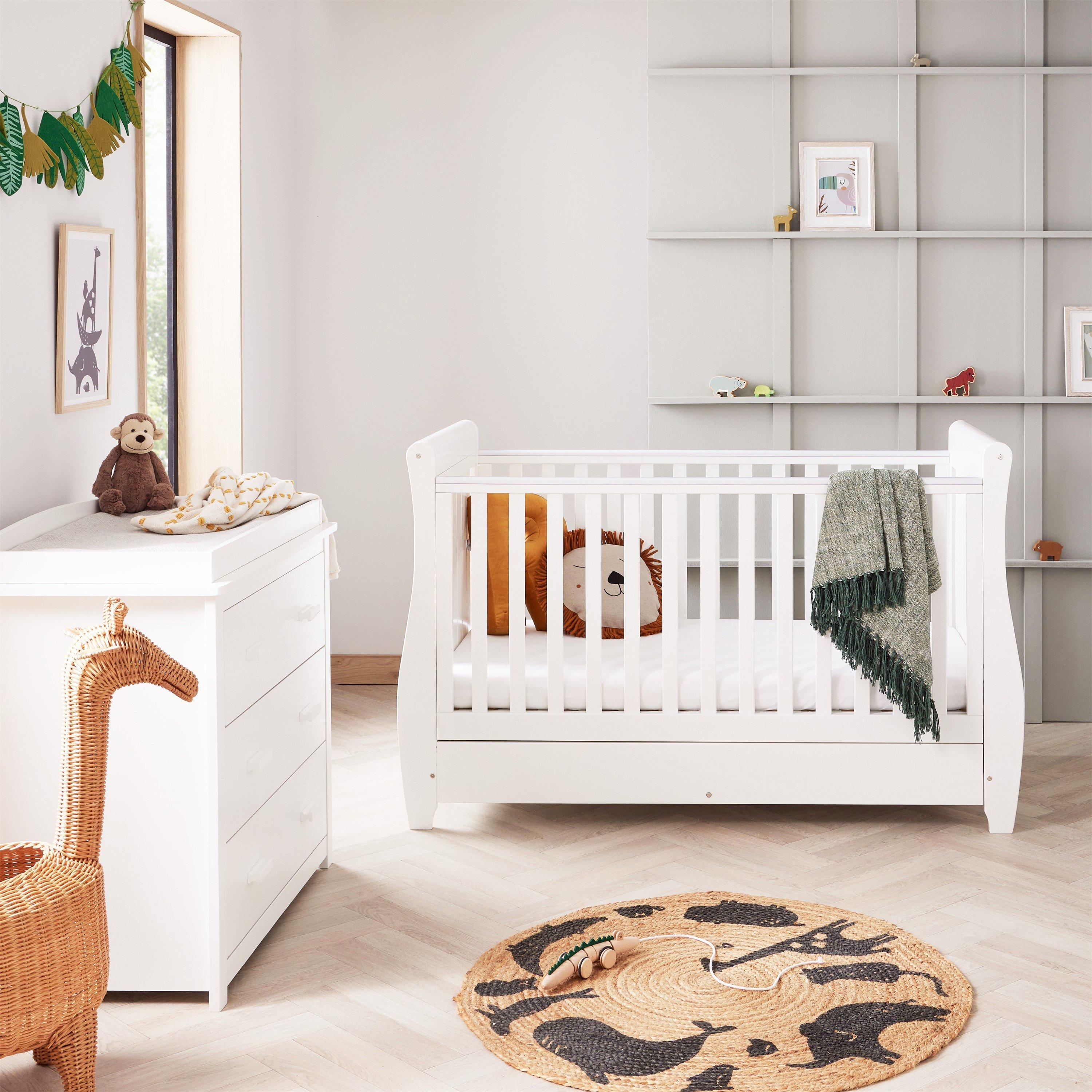 White - Babymore - Stella 2 Piece Room Set - White - 3