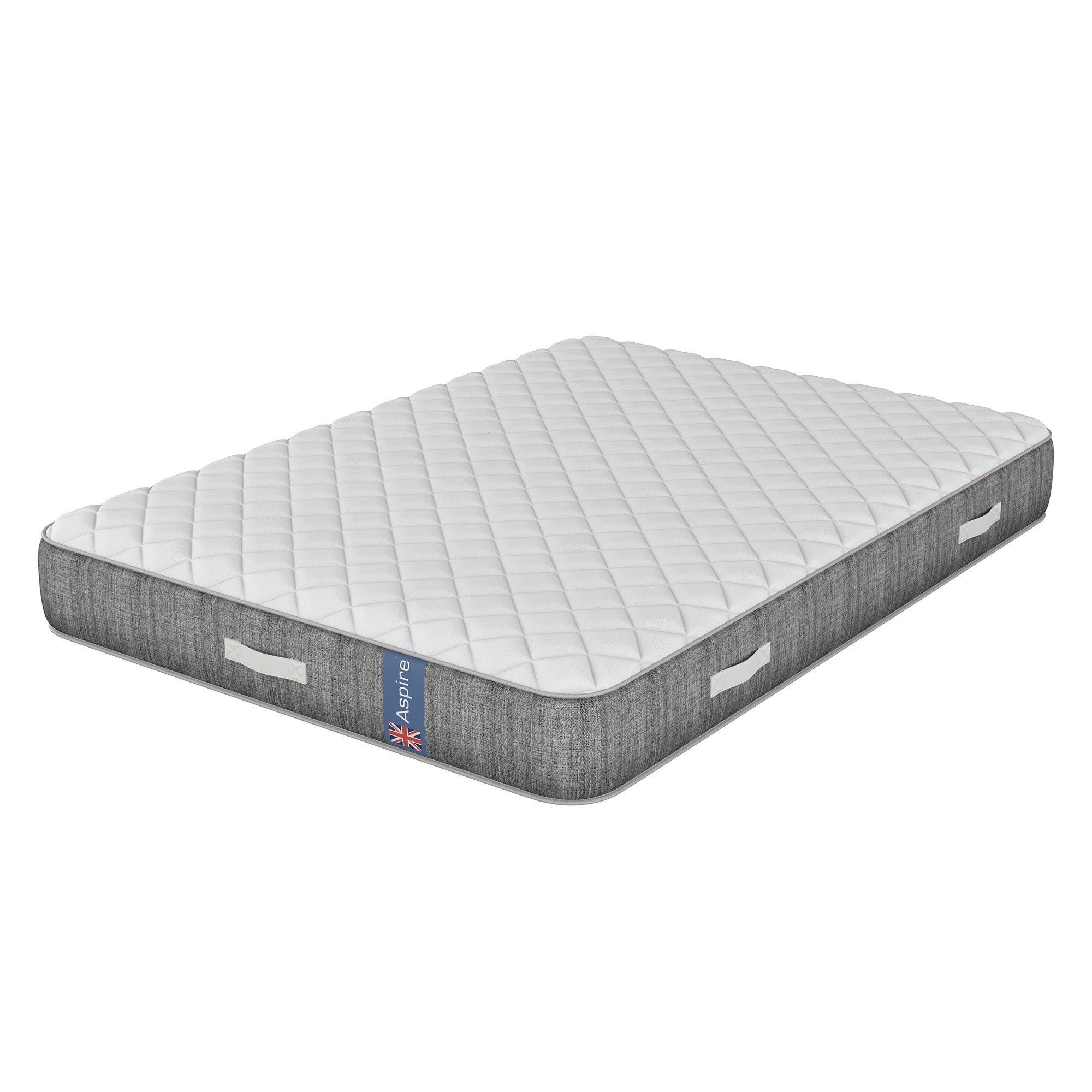 White - Aspire - OrthoFlex Pocket Hybrid Memory Foam Mattress Mediu - 3