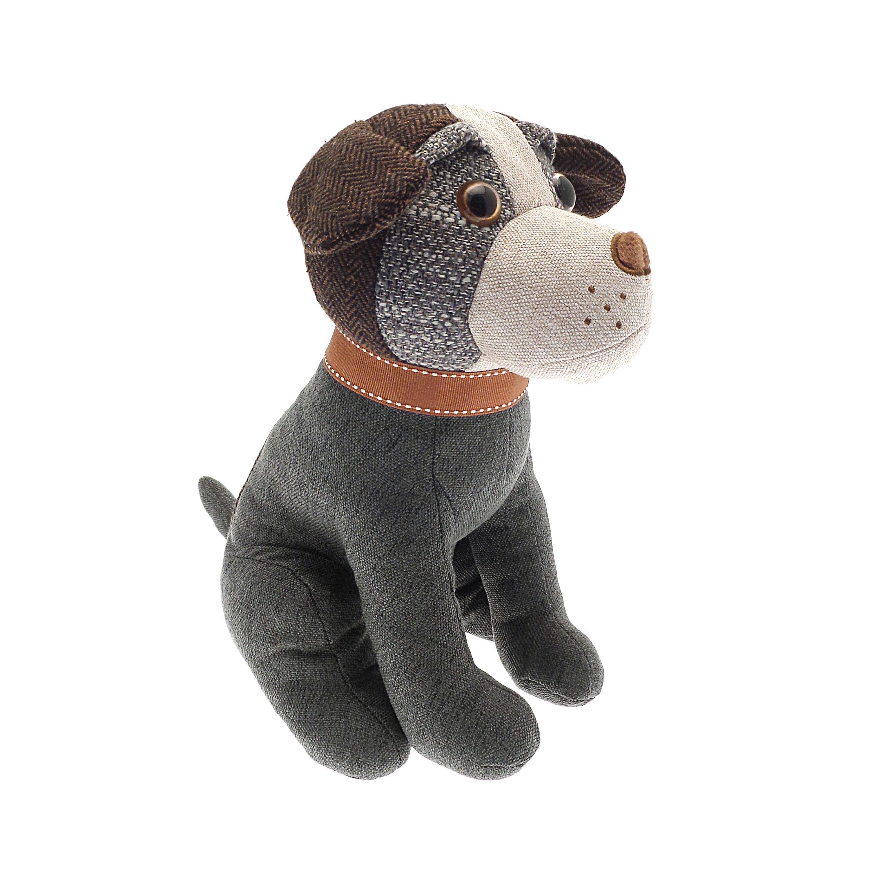 Country Club Door Stop Novelty Jack Russell Design Plush Fabric