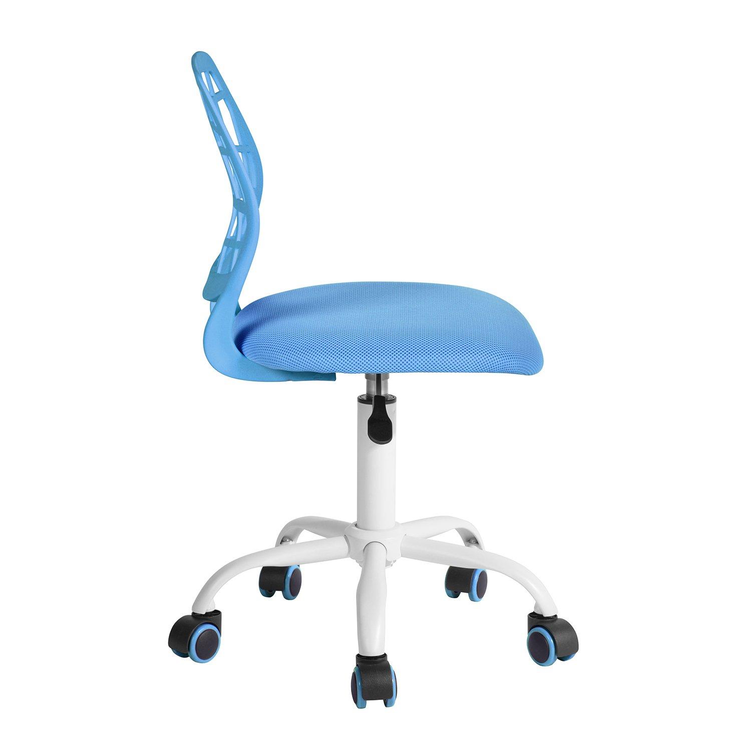 Blue - Urban Meuble - Ergonomic Swivel Children Chair - 3