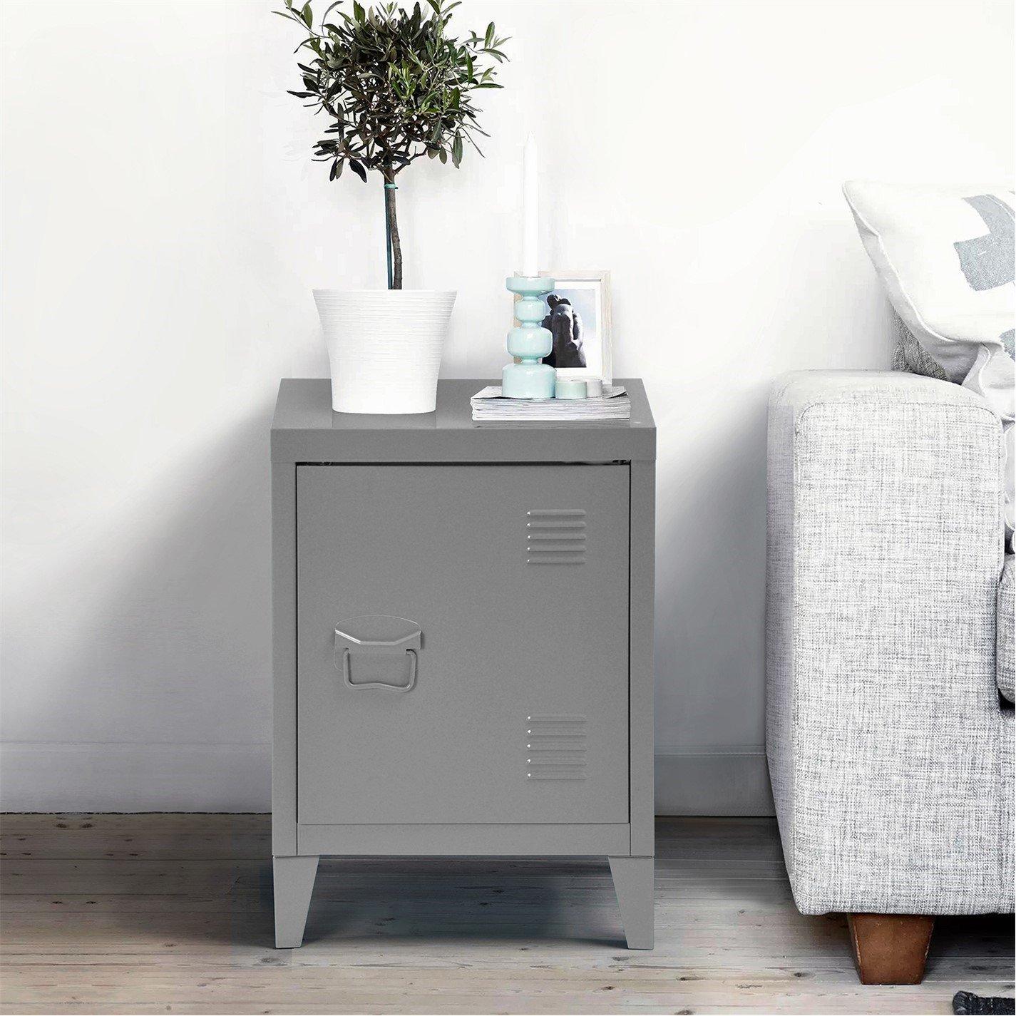 Grey - Urban Meuble - Industrial Metal Storage Cabinet - 3
