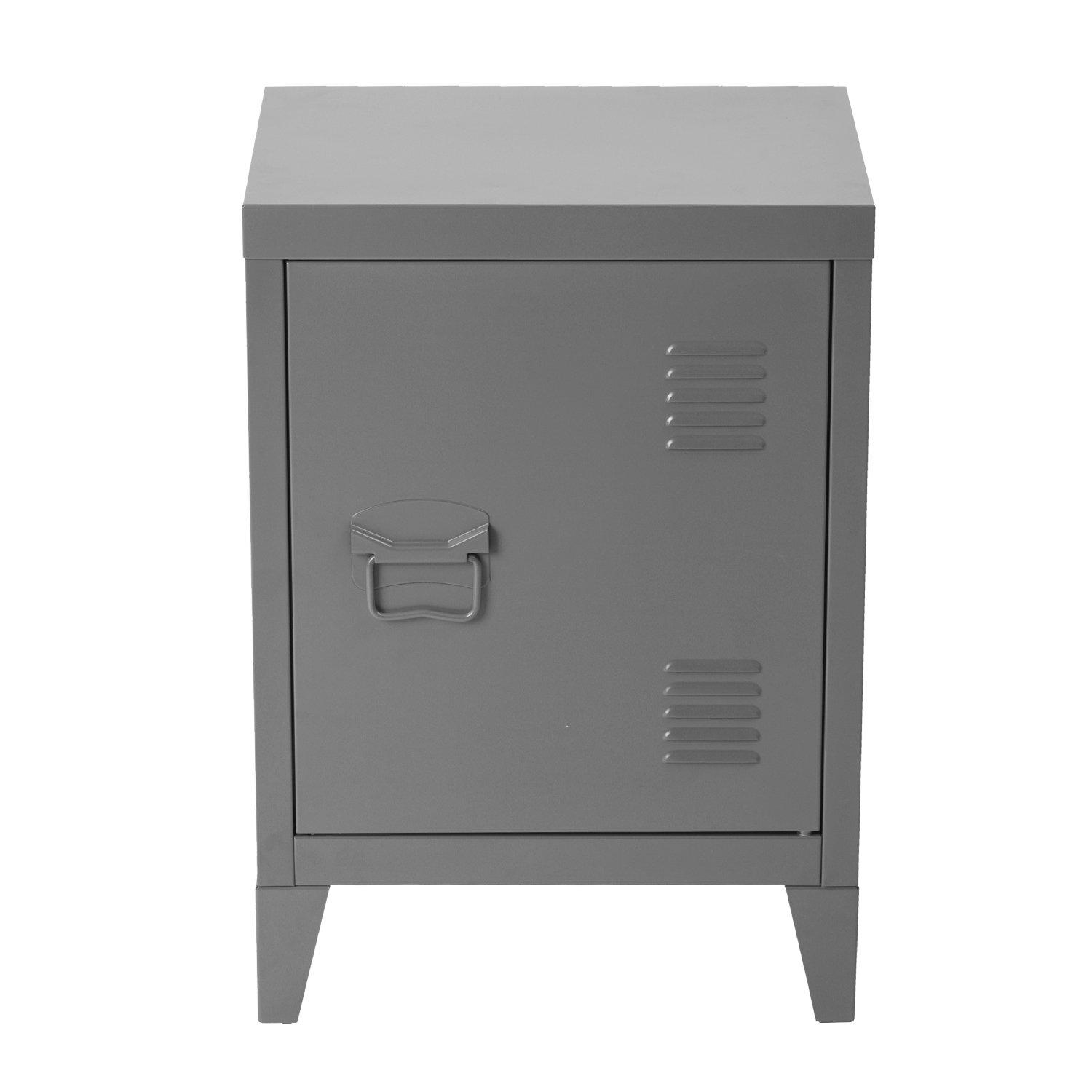 Grey - Urban Meuble - Industrial Metal Storage Cabinet - 8