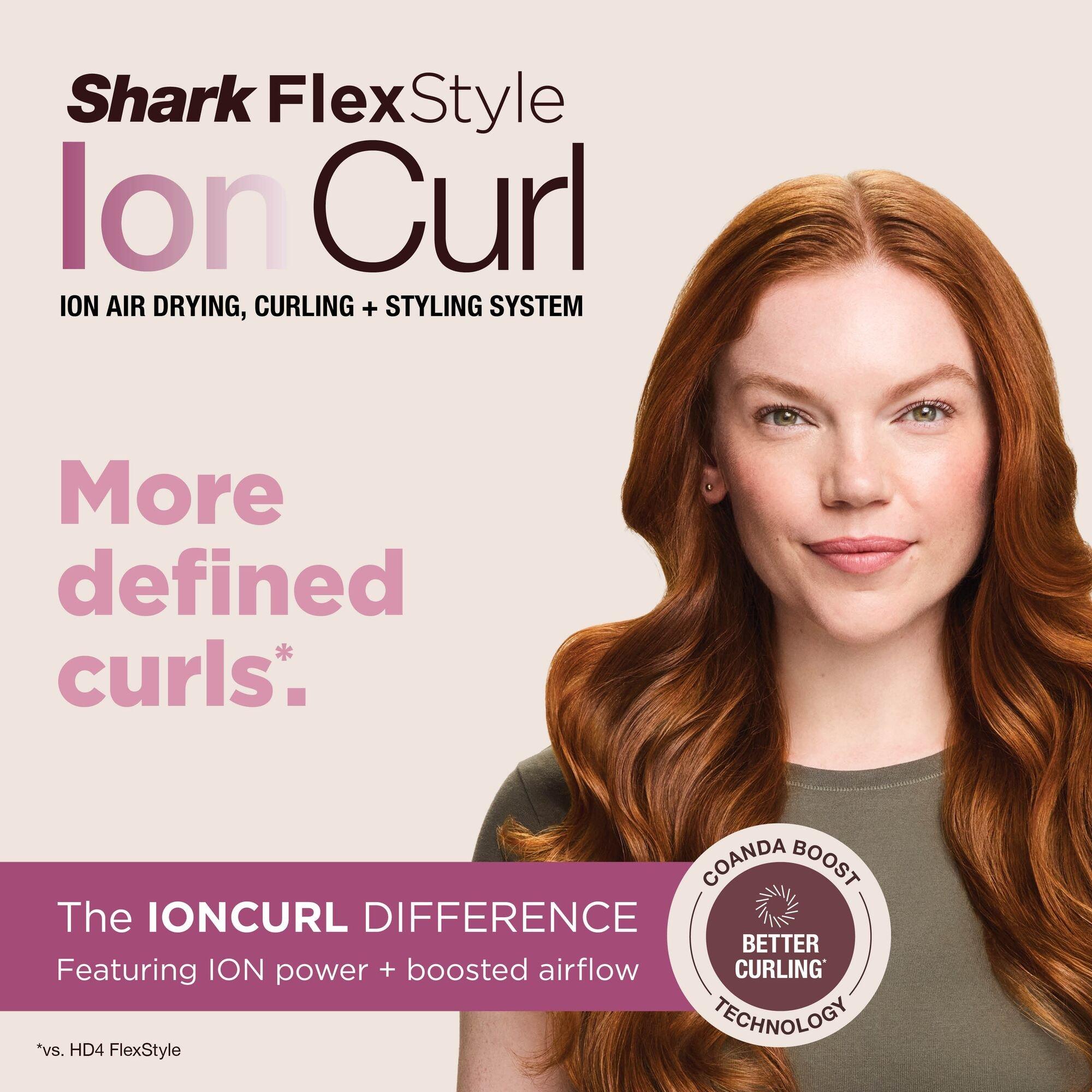 Pink - Shark - FlexStyle IonCurl Styling System HD850UKPK Pink - 2