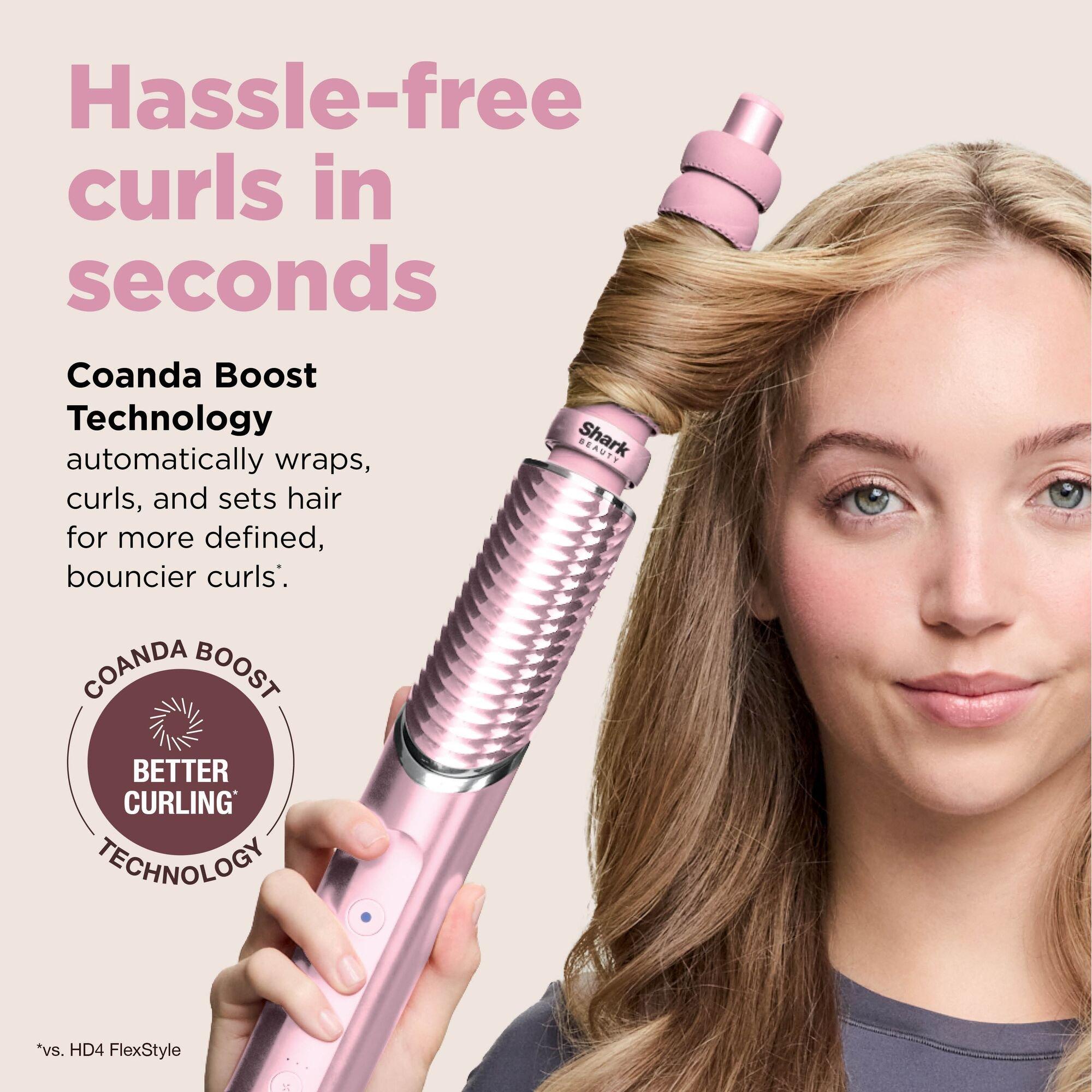 Pink - Shark - FlexStyle IonCurl Styling System HD850UKPK Pink - 5