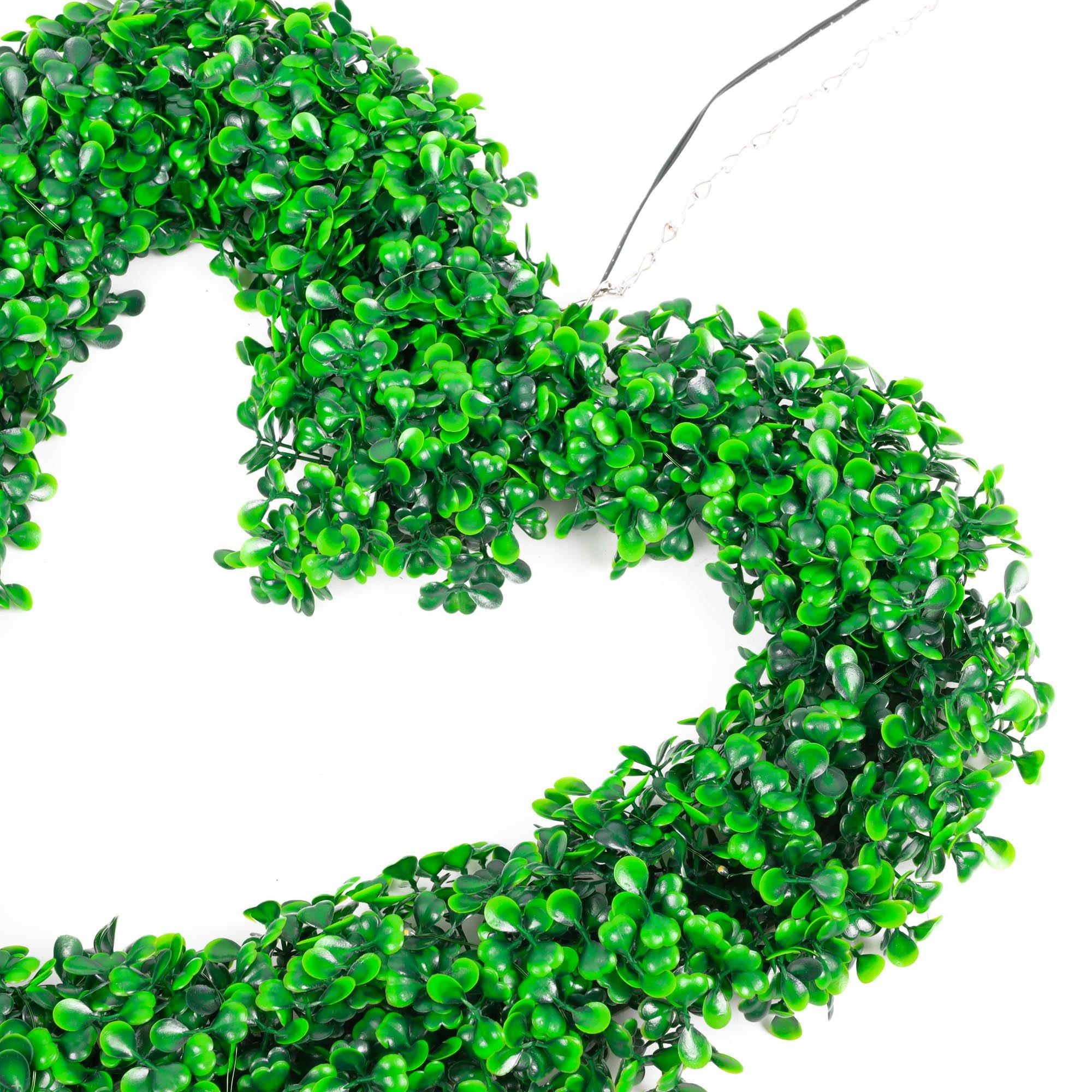 Green - Streetwize - Solar  Hanging Topiary Heart Light - 3