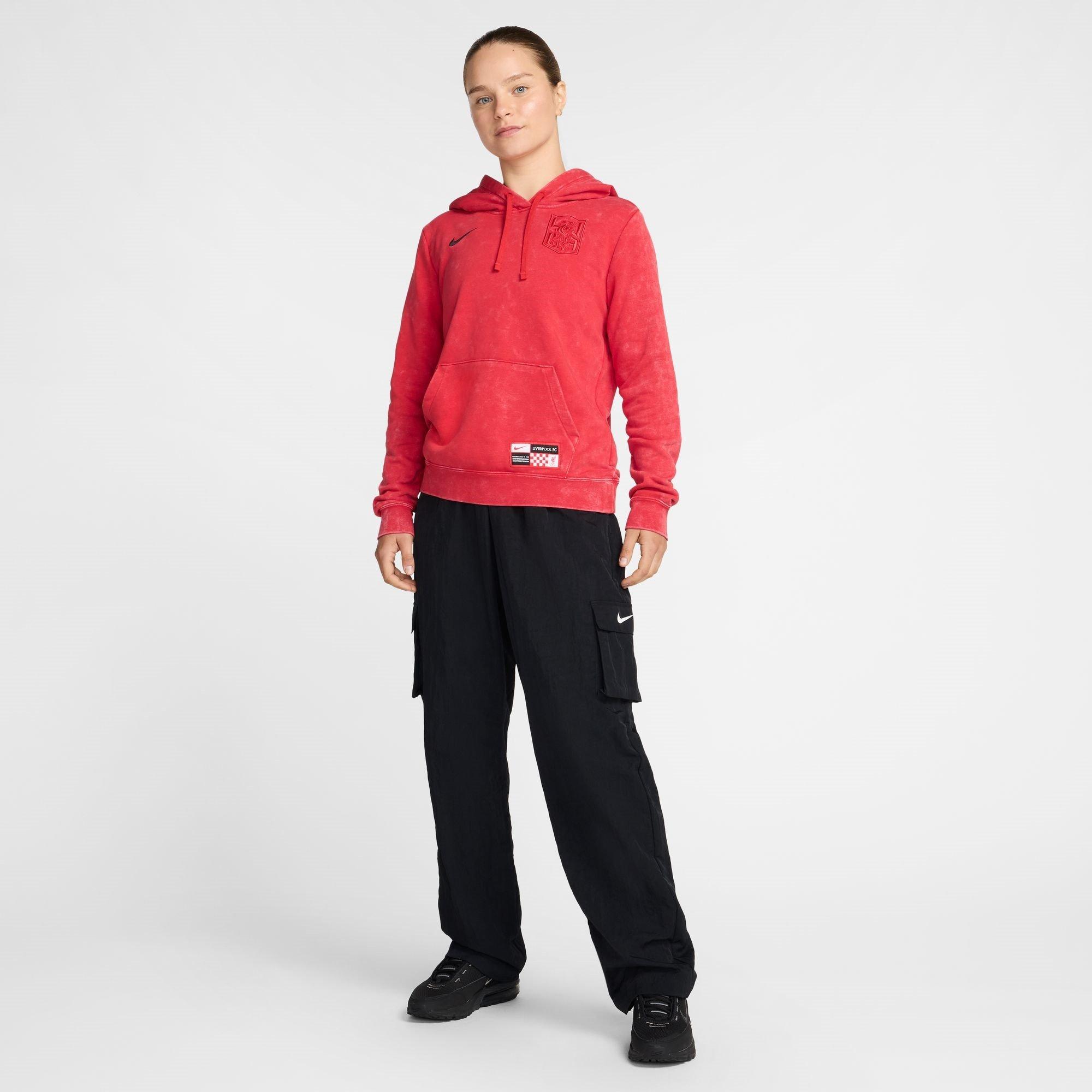 Red/Black - Nike - FC Club Fleece Third Women's Nike Soccer Pullover Hoodie - 8