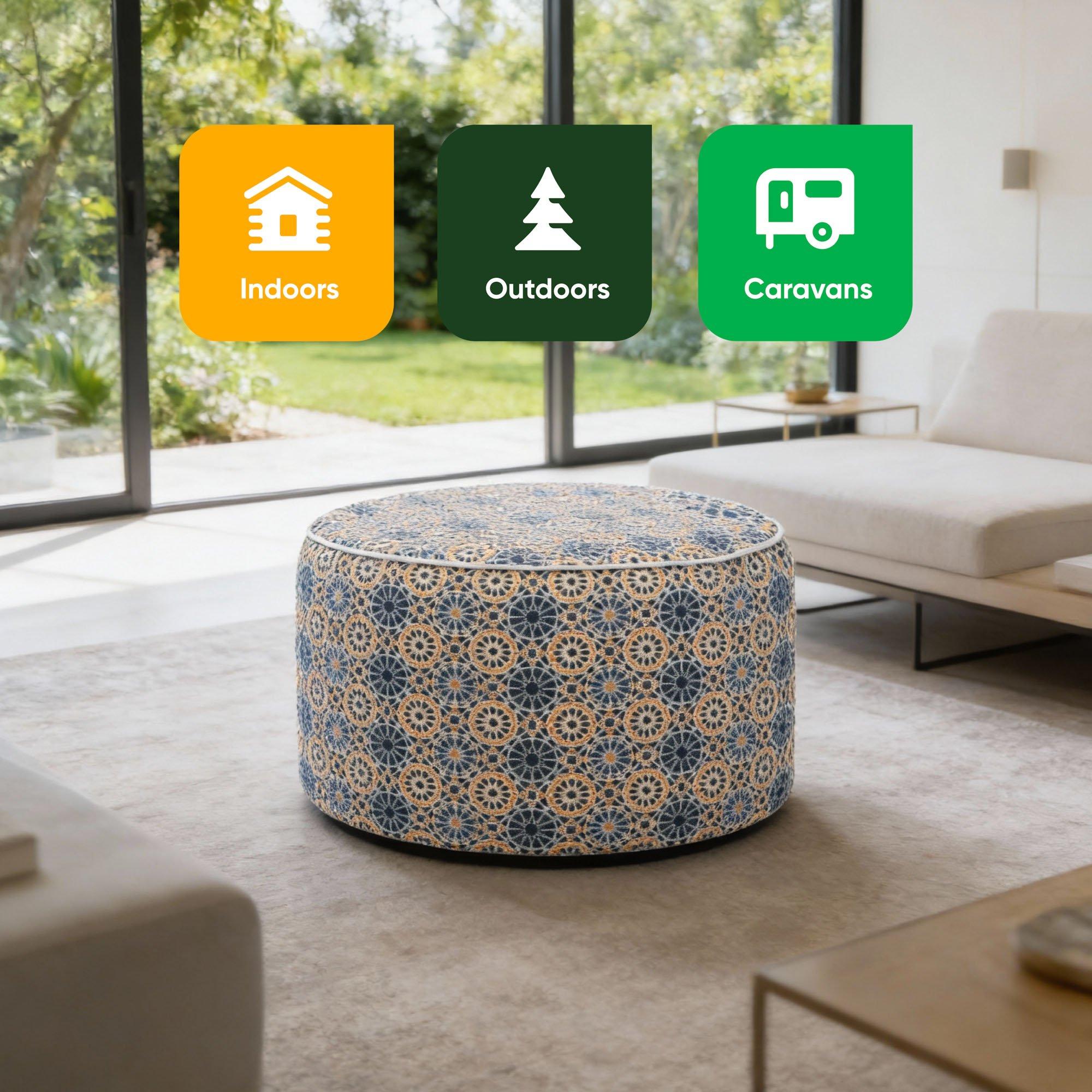 Multi - Streetwize - Outdoor Casablanca Pouf Ottoman - 6