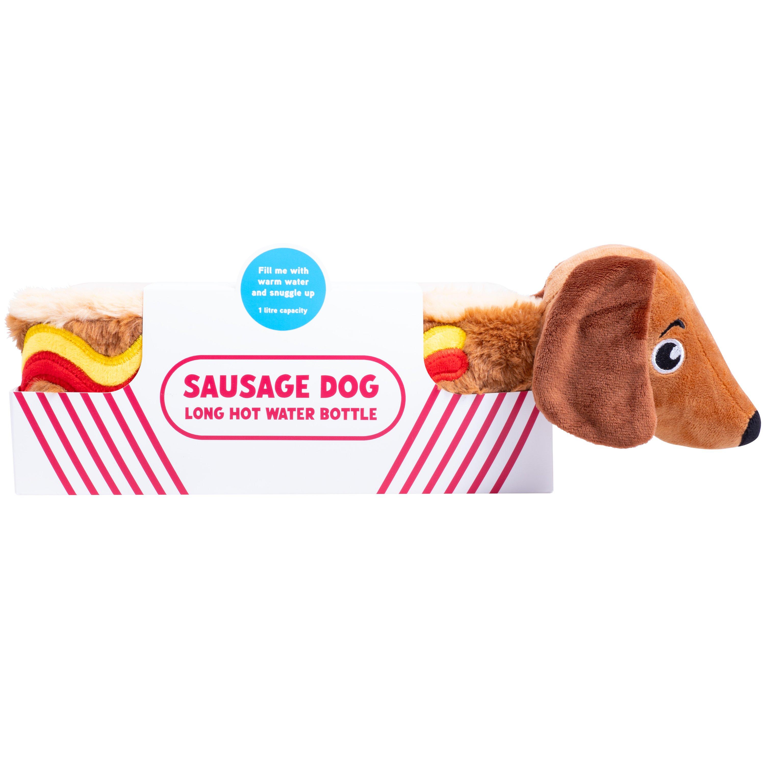 Fizz Creations  Sausage Dog Long Hot Water Bottle - 