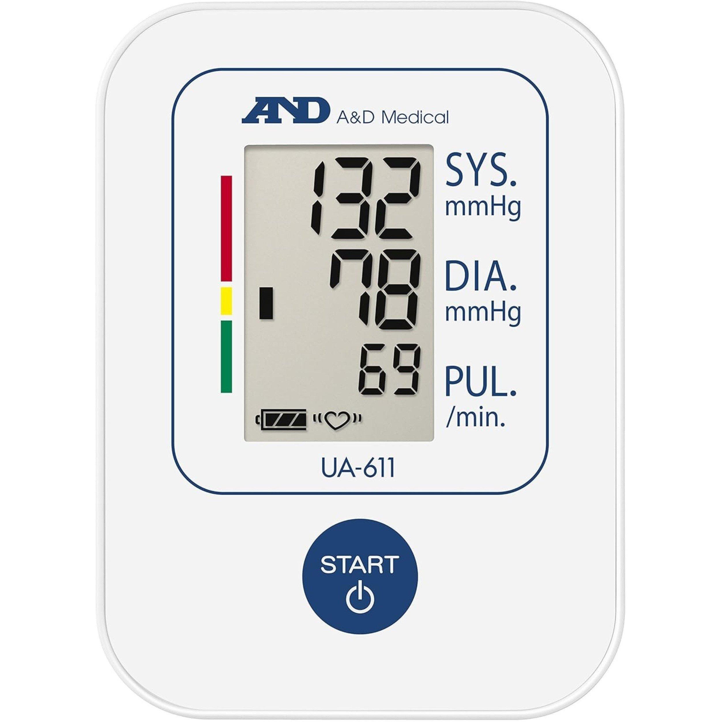 White - A and D - A&D Medical UA611 Upper Arm Blood Pressure Monitor - 3