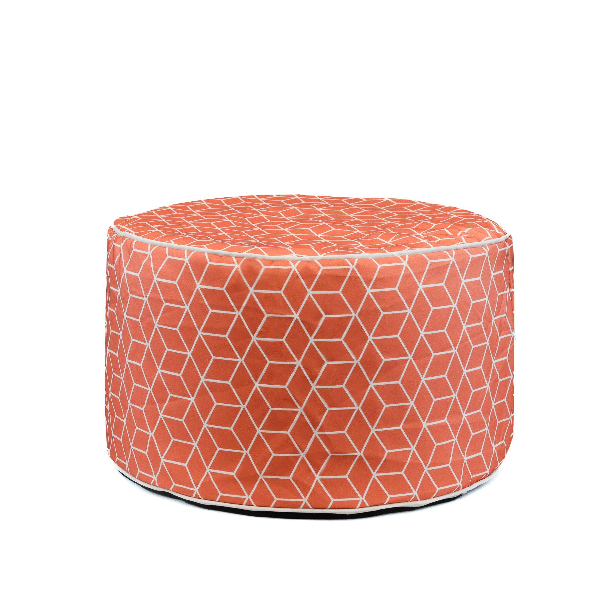 Streetwize  Outdoor Cube Pouf Ottoman Terracotta