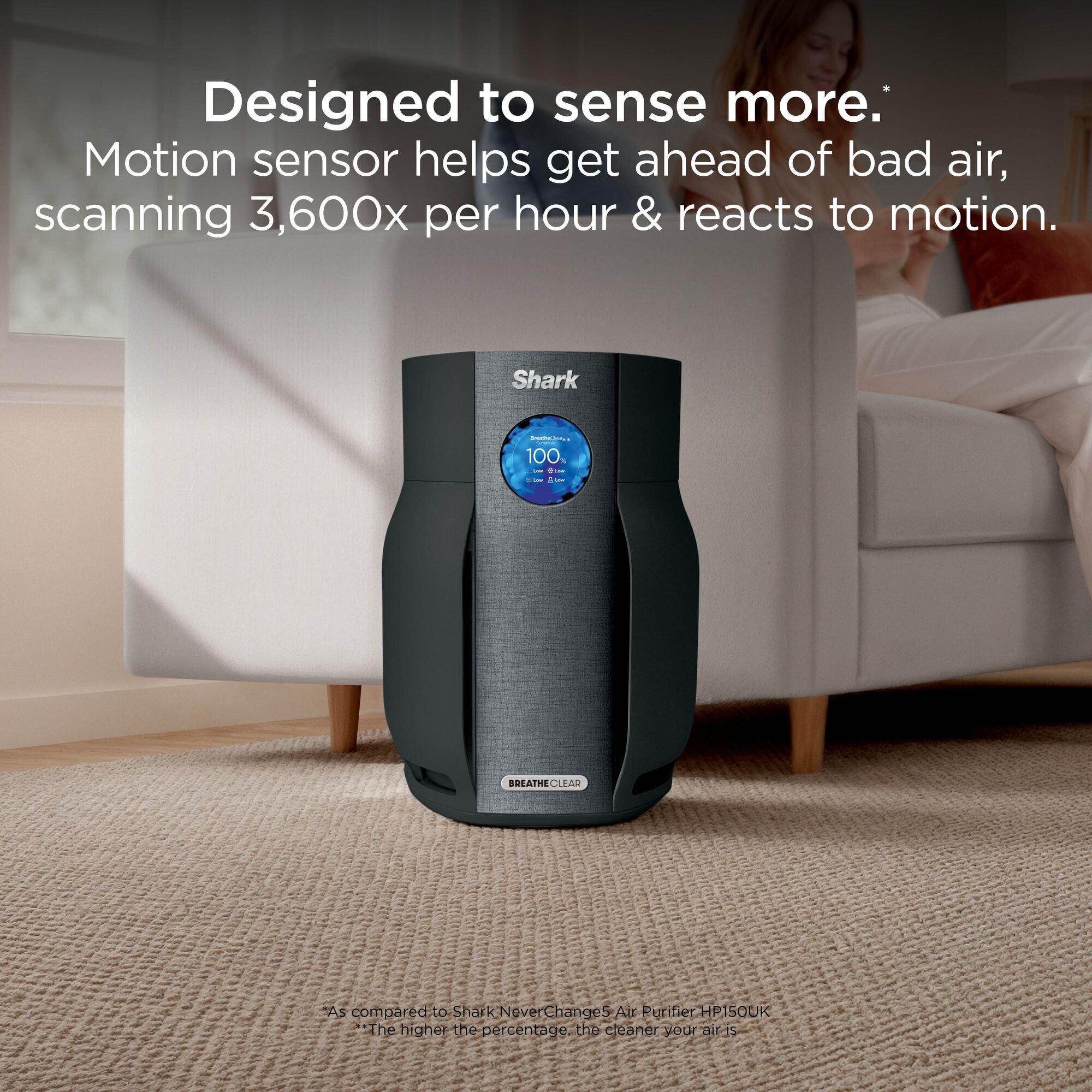 Charcoal - Shark - BreatheClear + NeverChange6 Air Purifier HP162UKBK - 5