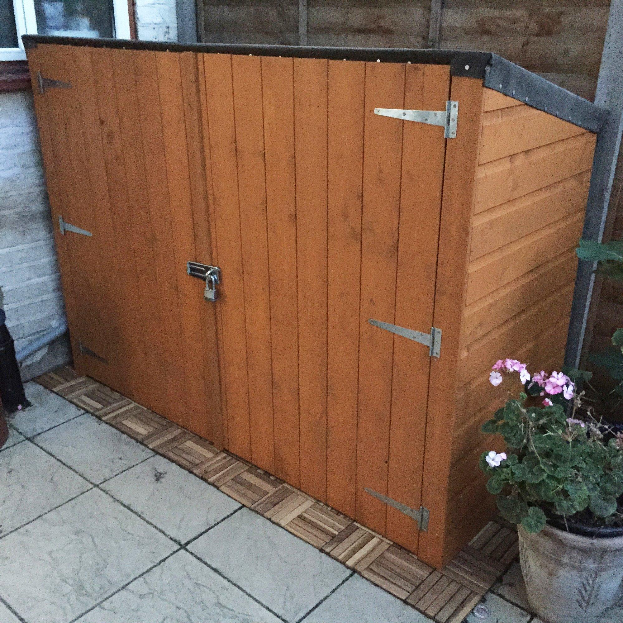 Wood - Shire - Pent Shiplap Bike Store No Floor - 5