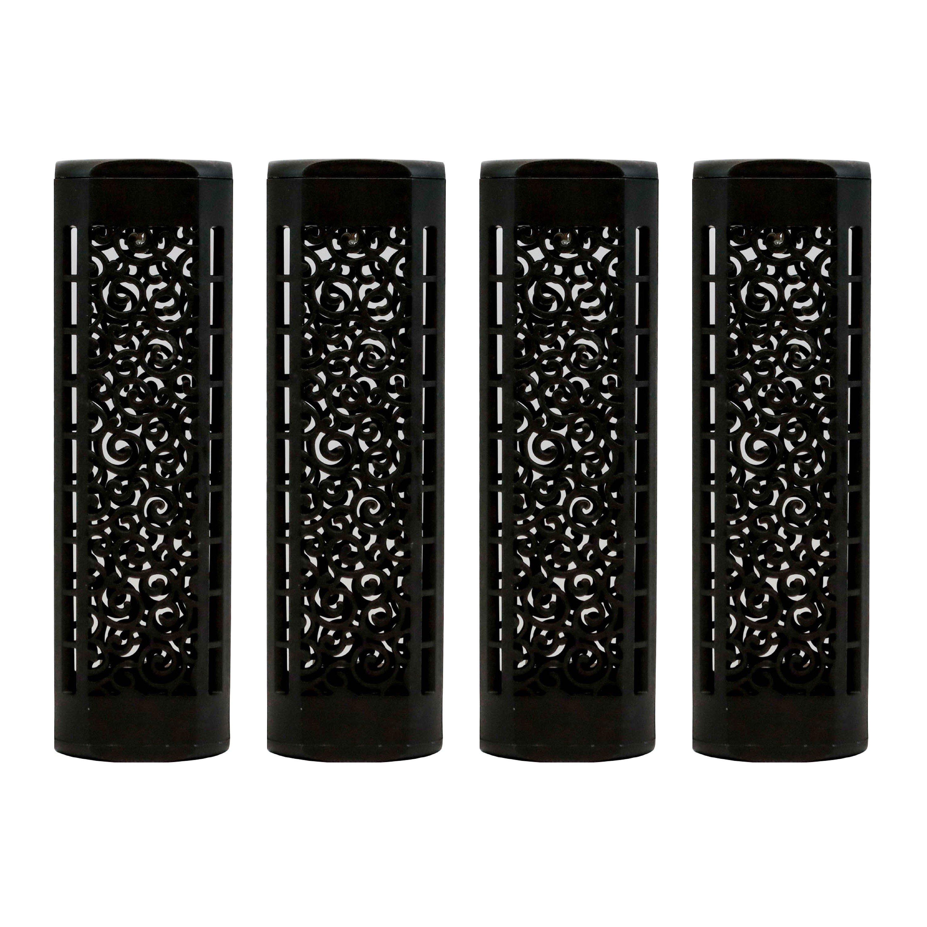 Black - Streetwize - Pack Of 4 Solar Stake Lights - 1