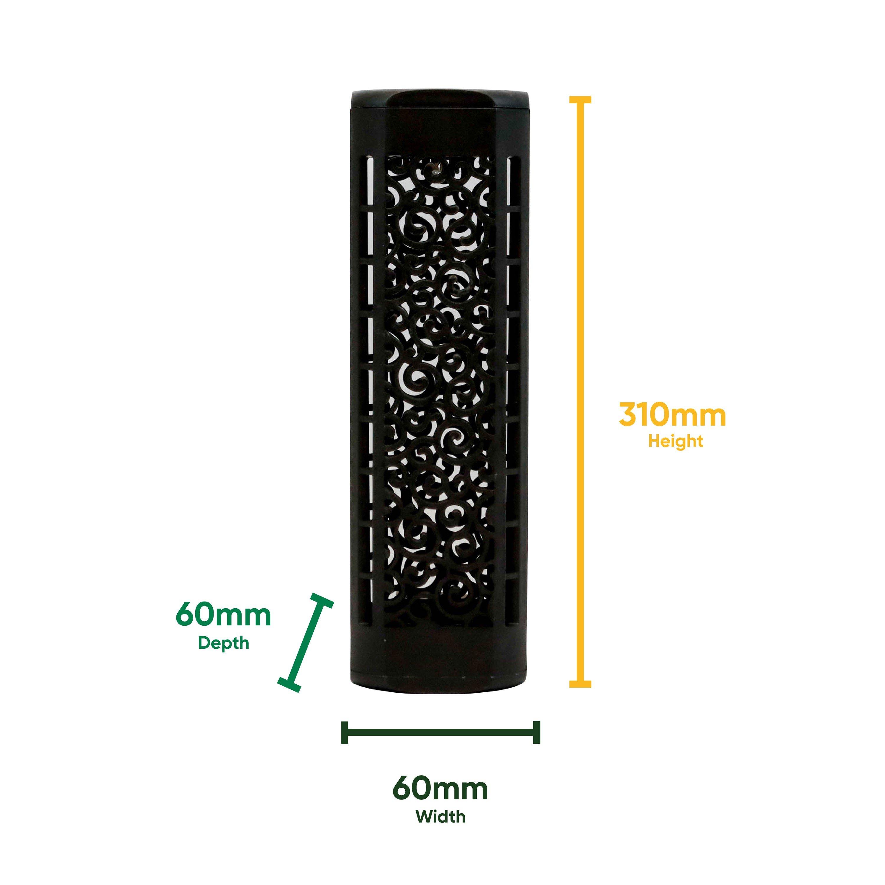 Black - Streetwize - Pack Of 4 Solar Stake Lights - 2