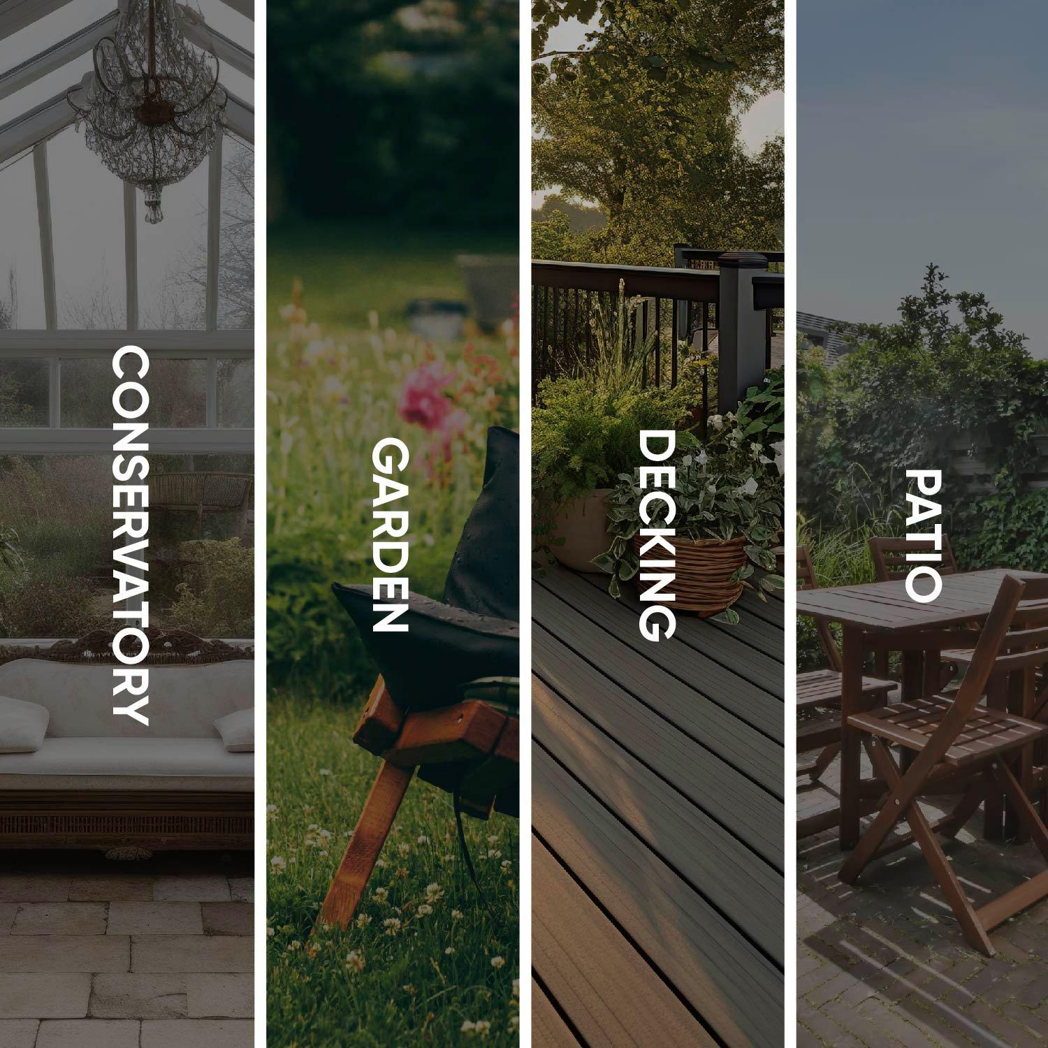 Yellow - Streetwize - Solar Hanging Primrose Flower Lights - Yellow - 7