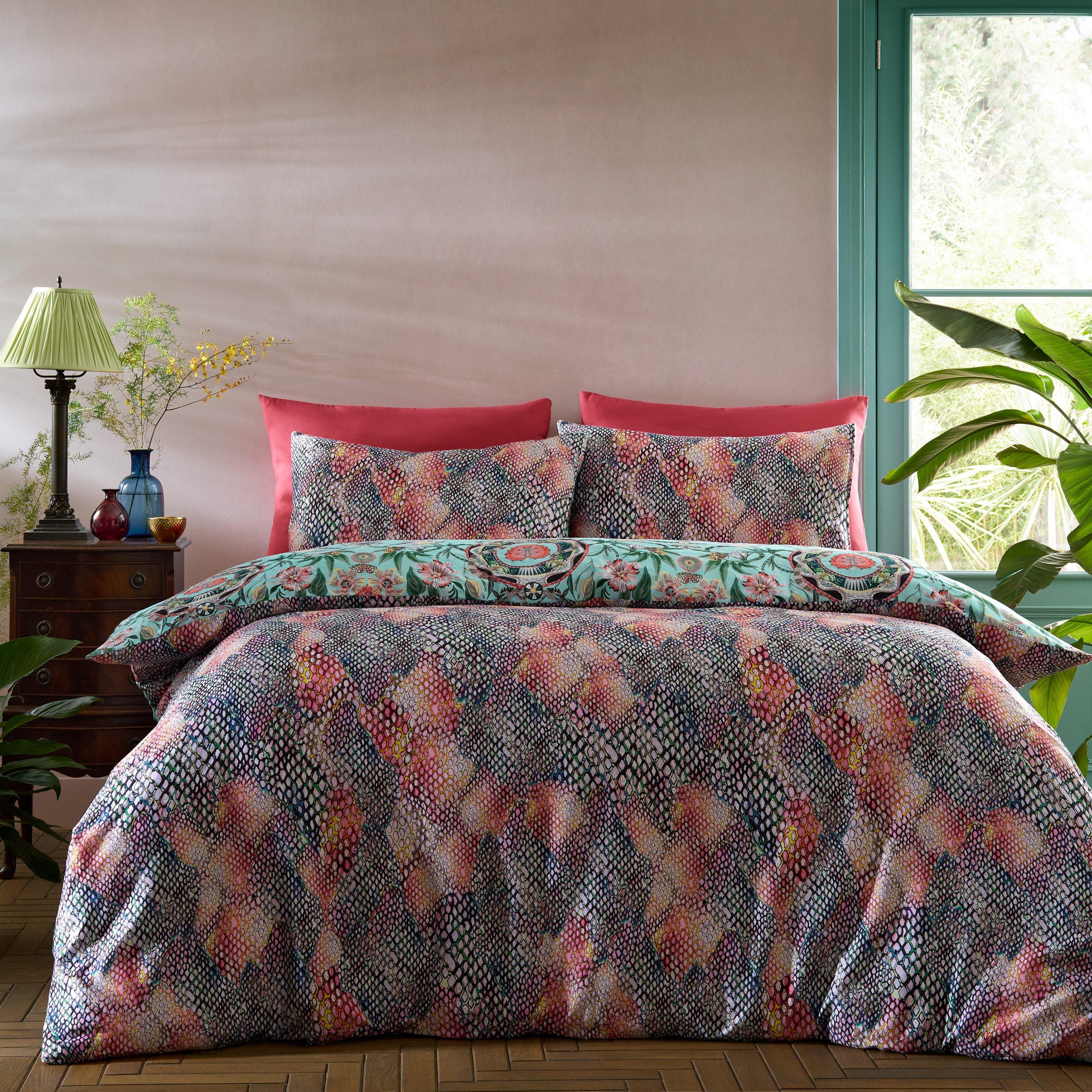 Green - Matthew Williamson - Mother Amazon 200 TC Cotton Sateen Duvet Cover Set - 2