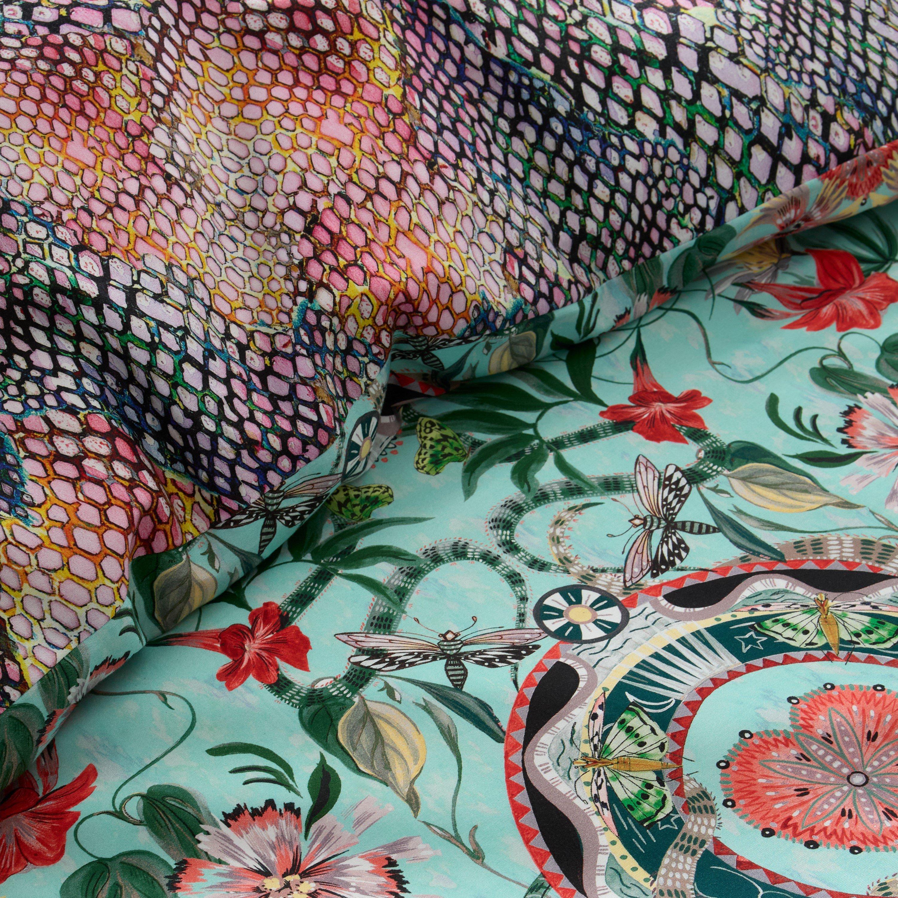 Green - Matthew Williamson - Mother Amazon 200 TC Cotton Sateen Duvet Cover Set - 4