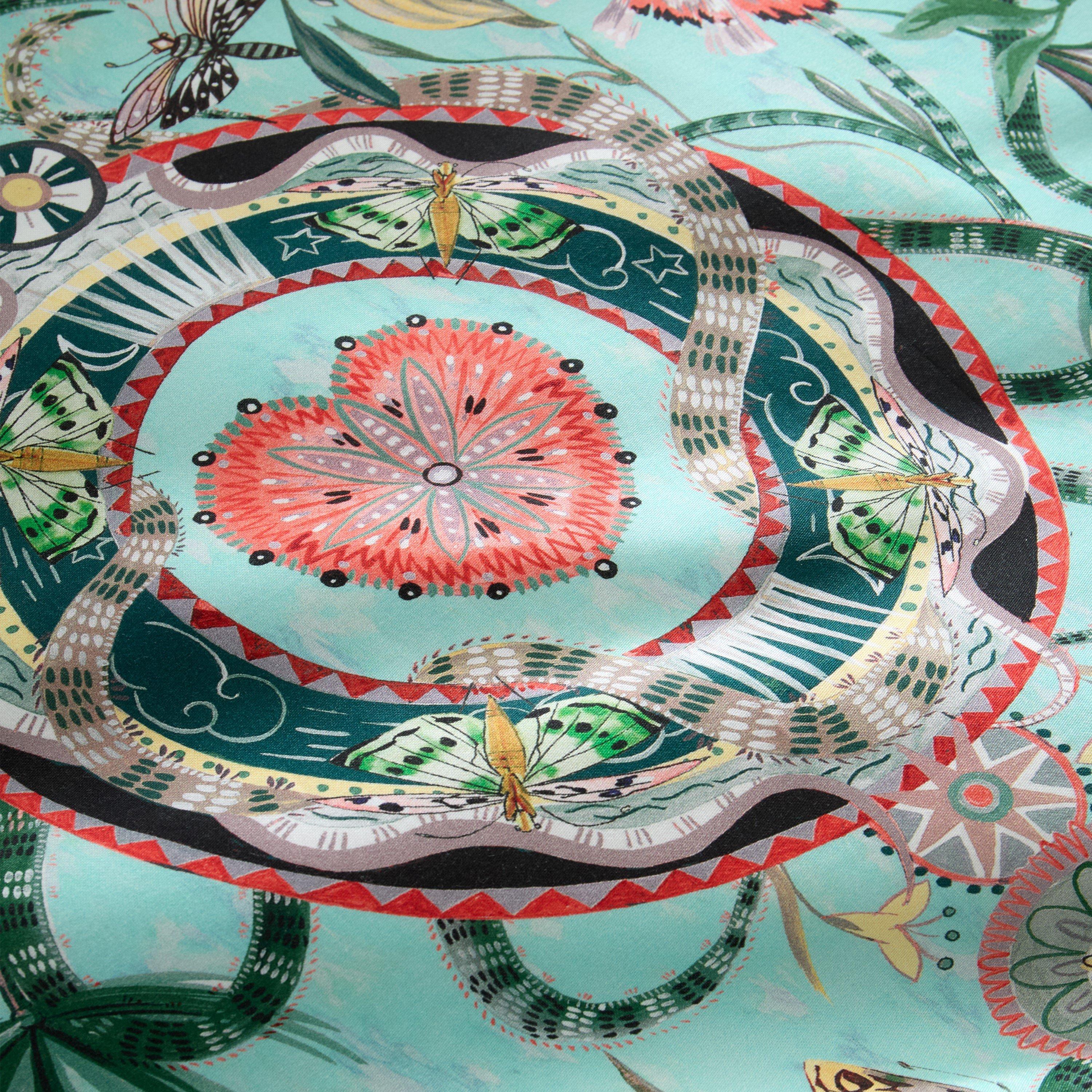 Green - Matthew Williamson - Mother Amazon 200 TC Cotton Sateen Duvet Cover Set - 5