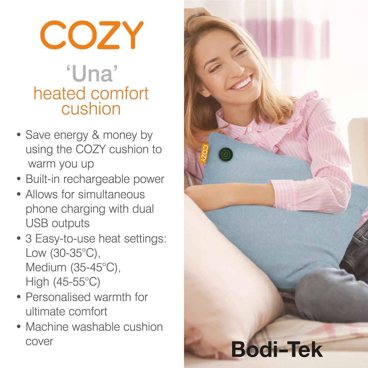 Royal Blue - Bodi-Tek - Cozy Heated Cushion UNA (45cm x 45cm) - 5