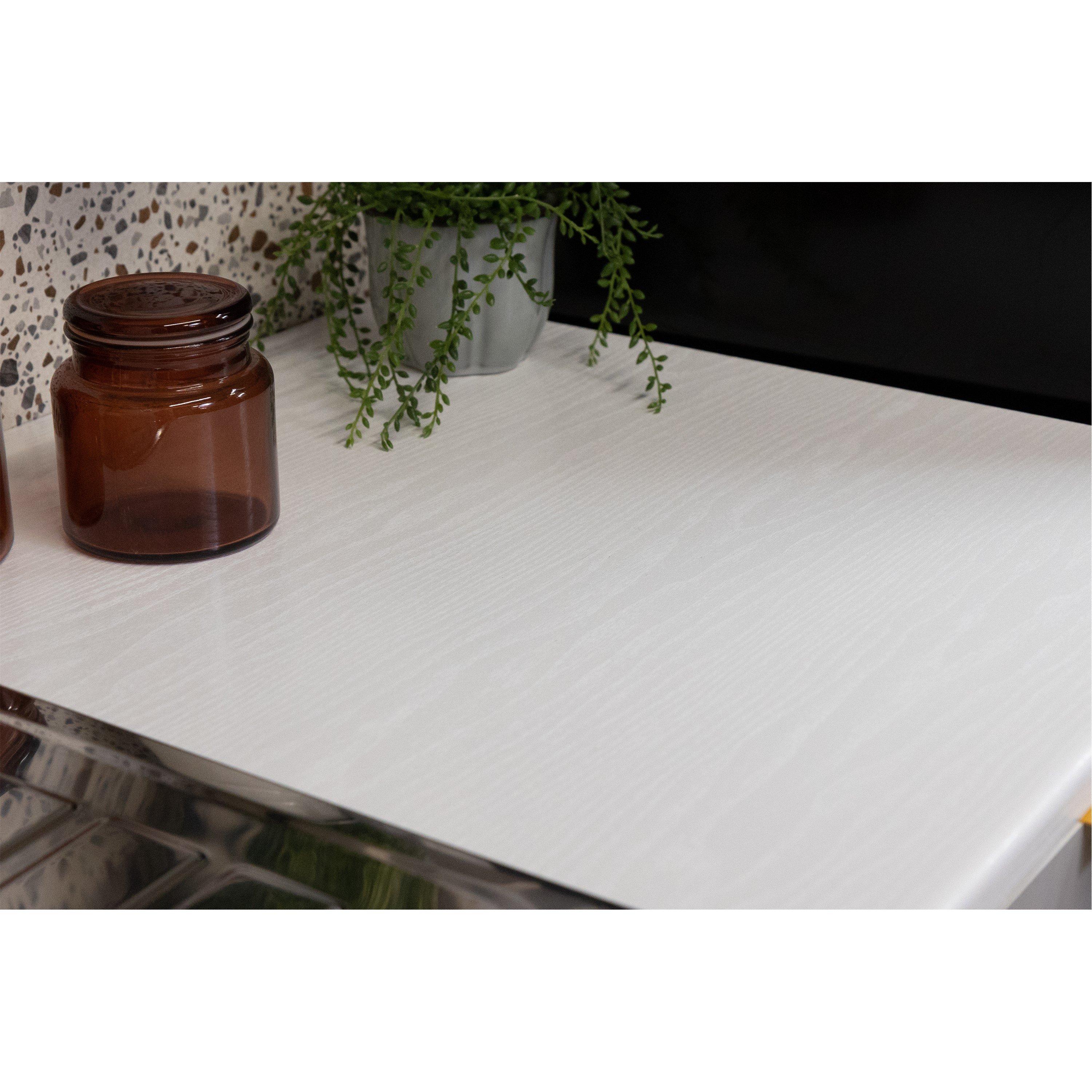 White - D C Fix - dc fix Whitewood Self Adhesive Vinyl Wrap - 3