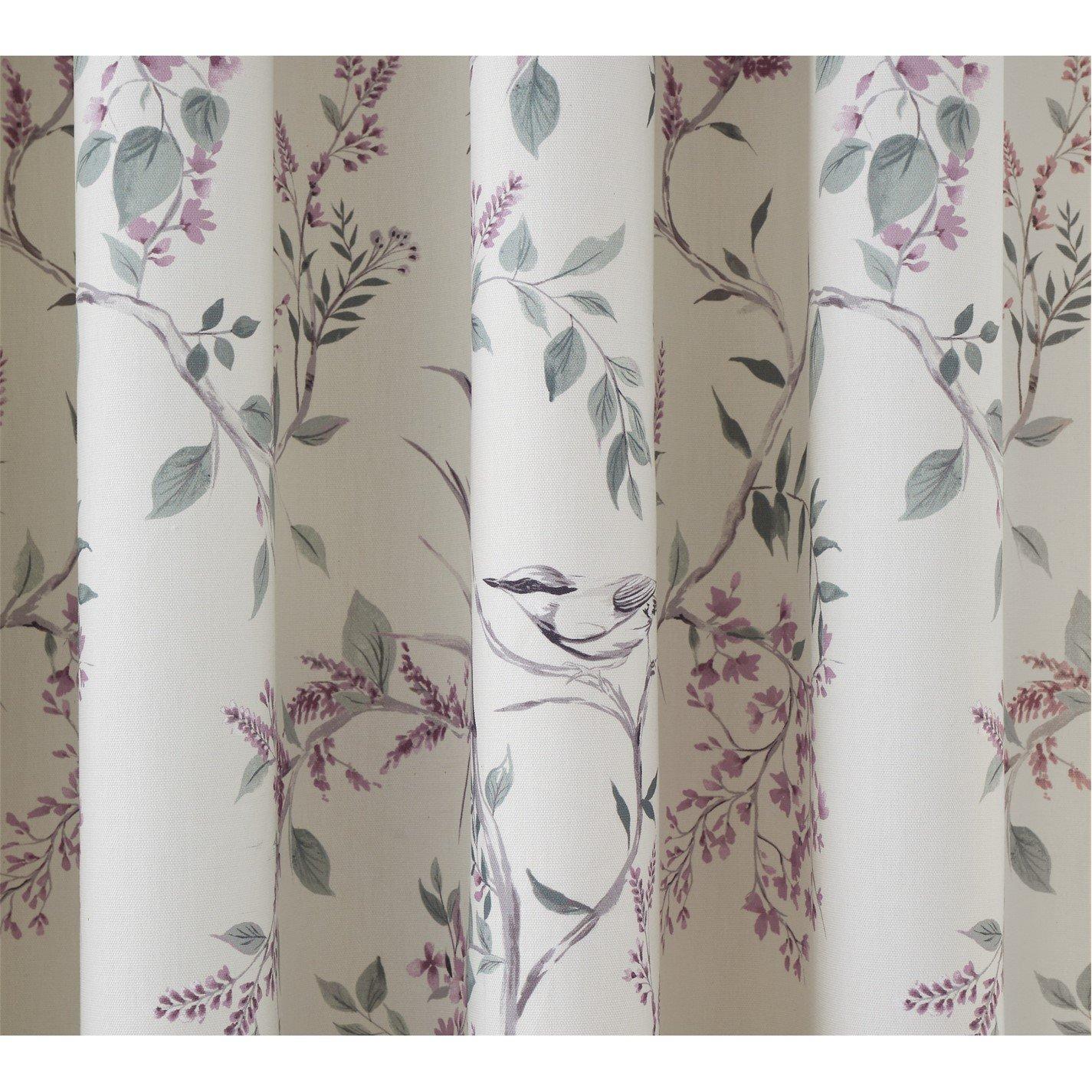 Heather - Dreams and Drapes - Jazmine 100% Cotton Lined Curtains With Tie-Backs - 3