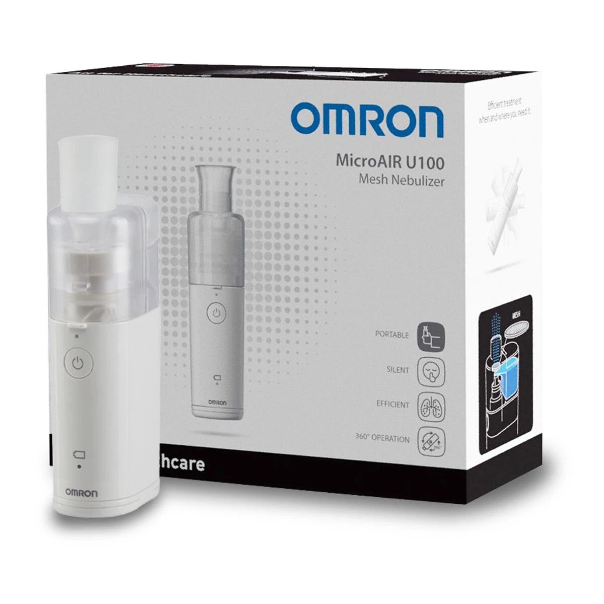 White - Omron - OMRON MicroAIR U100 Nebuliser (NE-U100-E) - 1