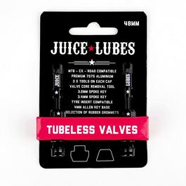 Juice Lubes Tubeless Valves, 48mm, Black