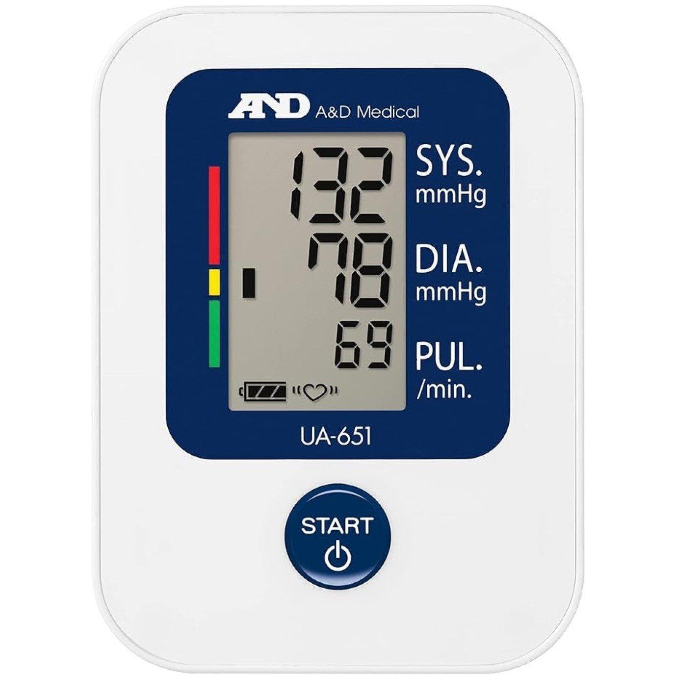 White - A and D - A&D UA-651 Upper Arm Blood Pressure Monitor - 5