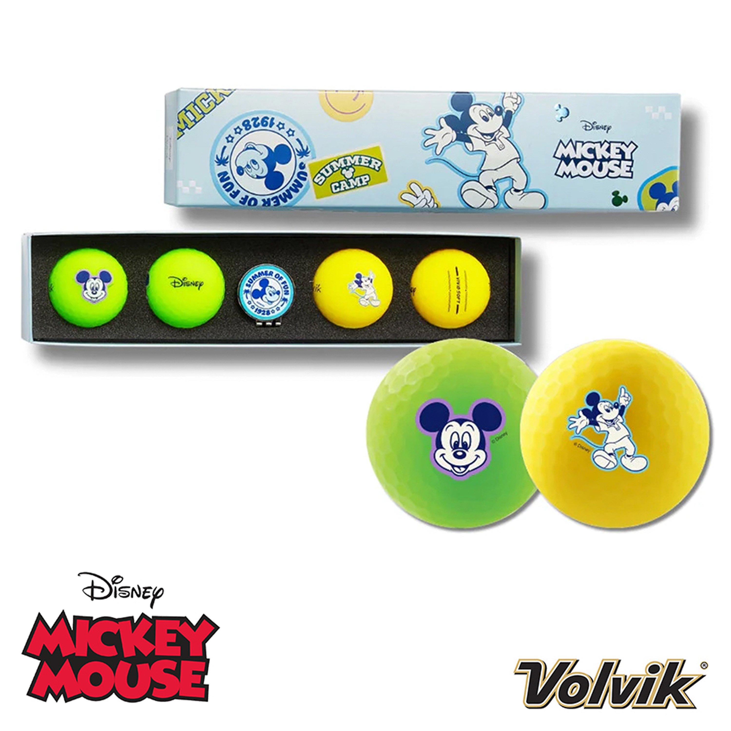 Volvik VIVID SOFT Disney - Golf Balls & Marker Set