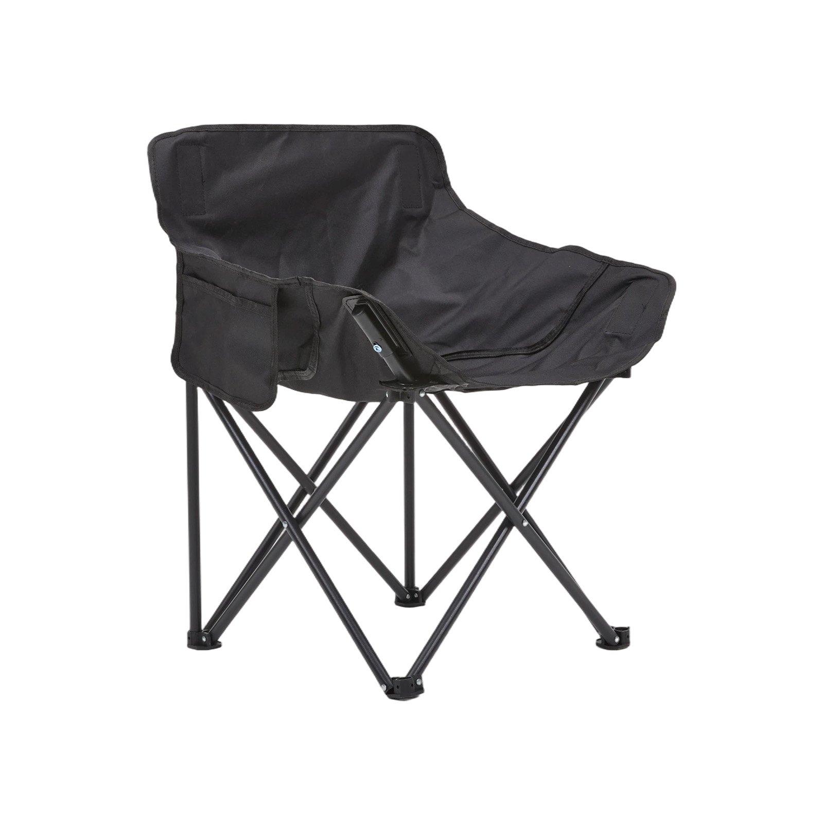 Black - Breeins - Portable Folding Camping Table with 6 Chairs - 7