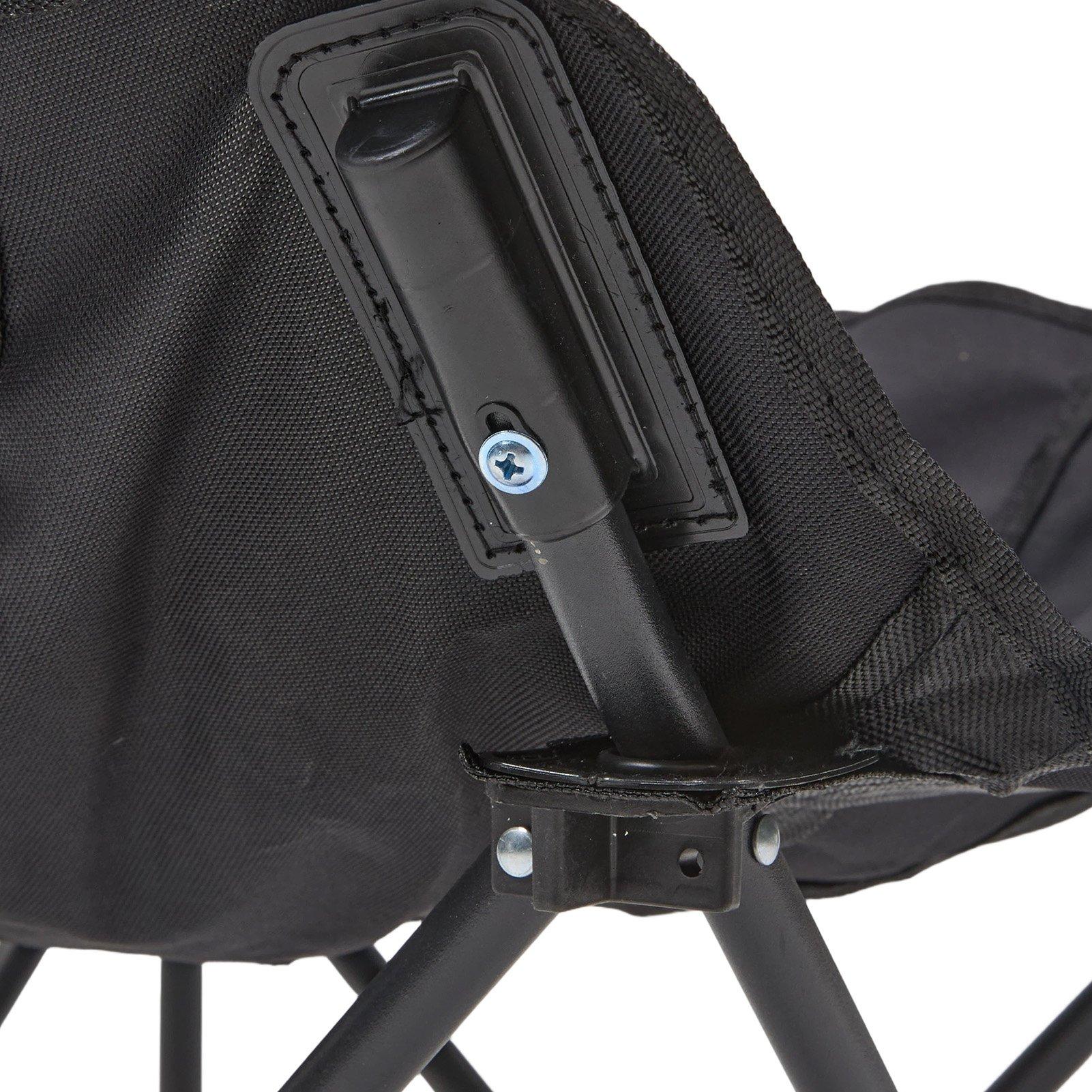 Black - Breeins - Portable Folding Camping Table with 6 Chairs - 10
