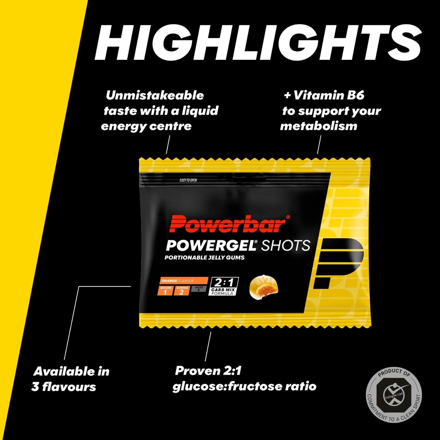 Orange - Power Bar - PowerBar Powergel Shots (24 x 60g) - 3