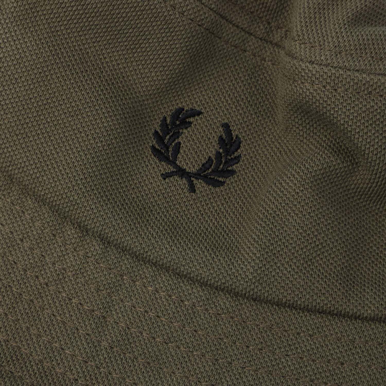 Green - Fred Perry - Pique Bucket Hat - 3