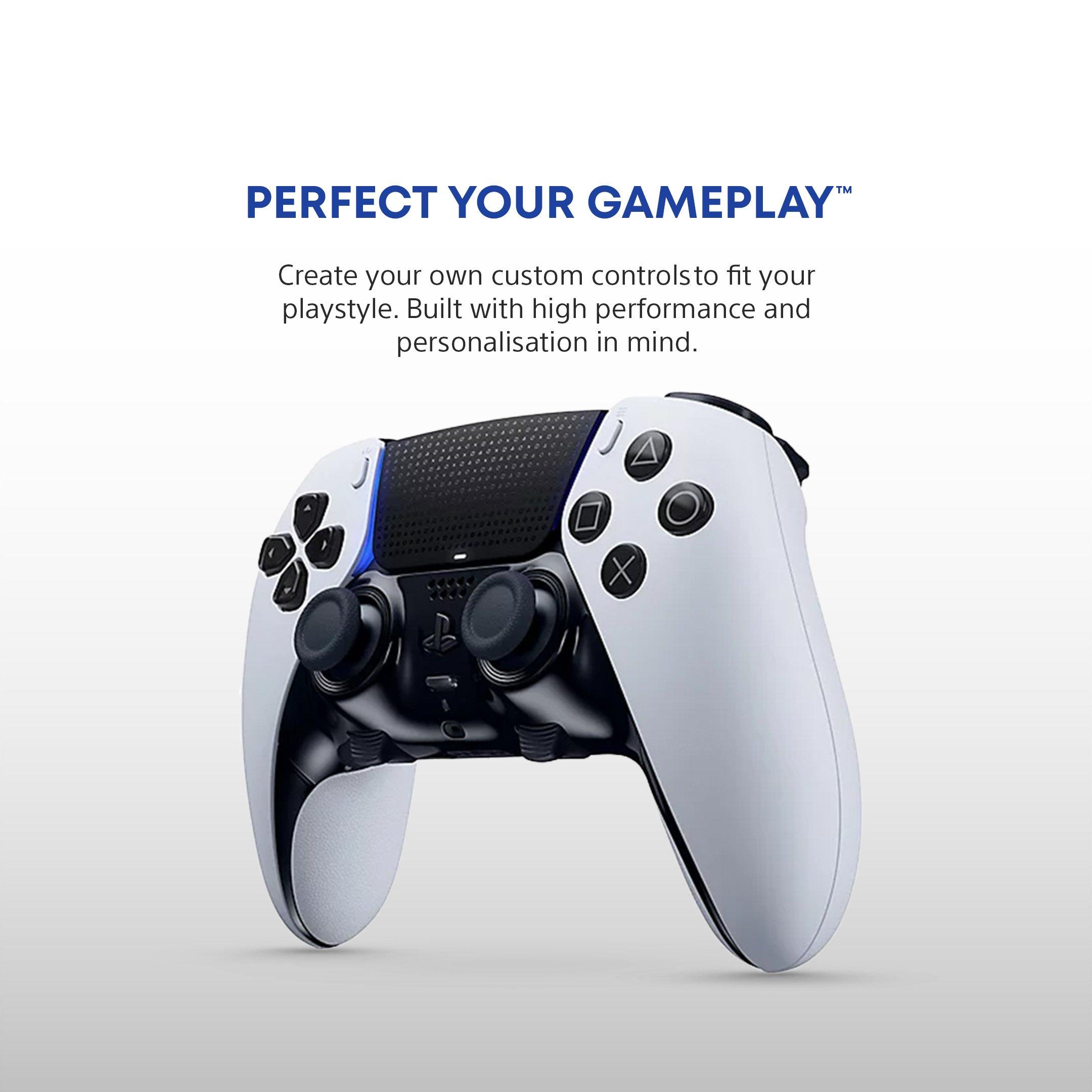 White - PlayStation - DualSense Edge Wireless Controller - 2