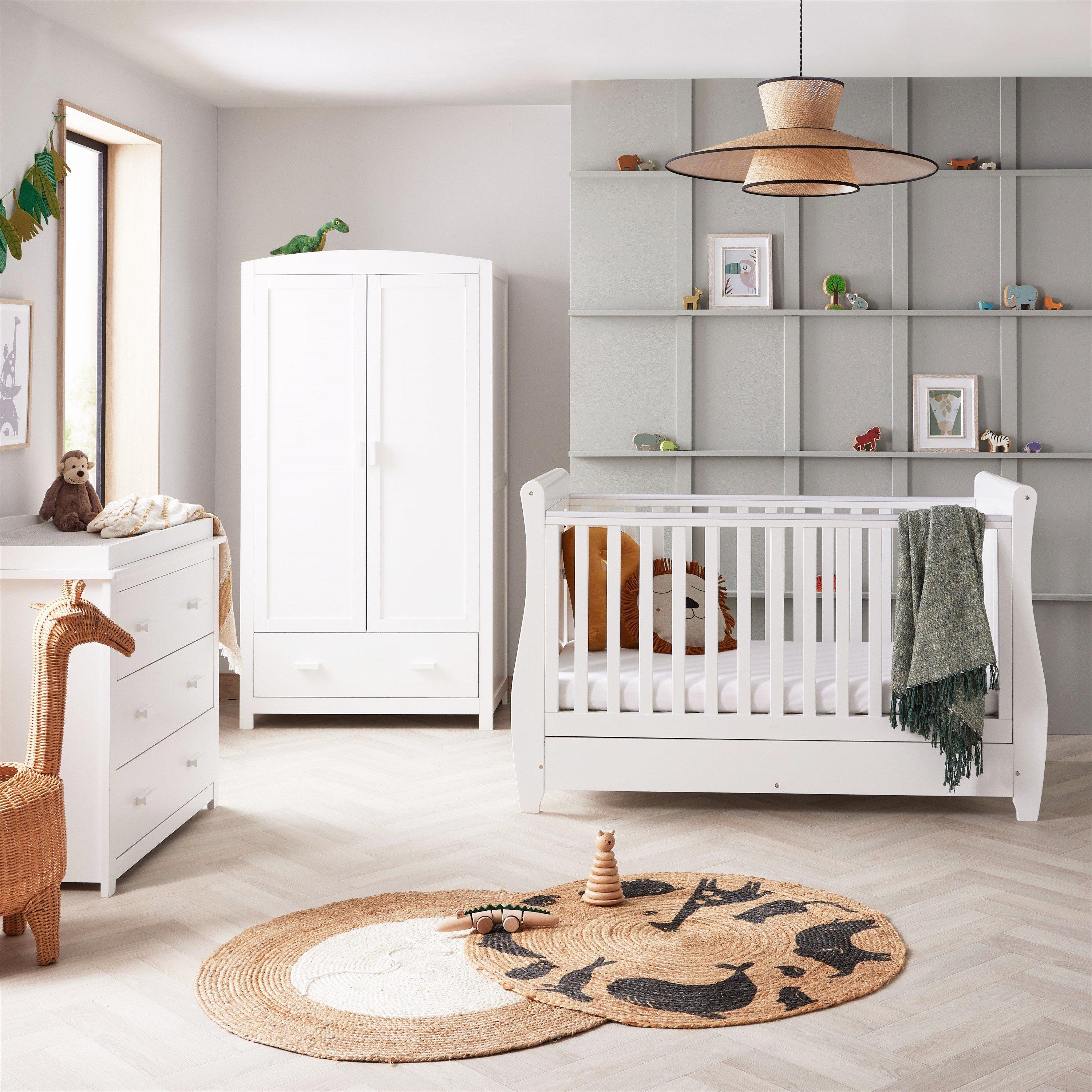 White - Babymore - Stella 3 Piece Room Set - White - 3