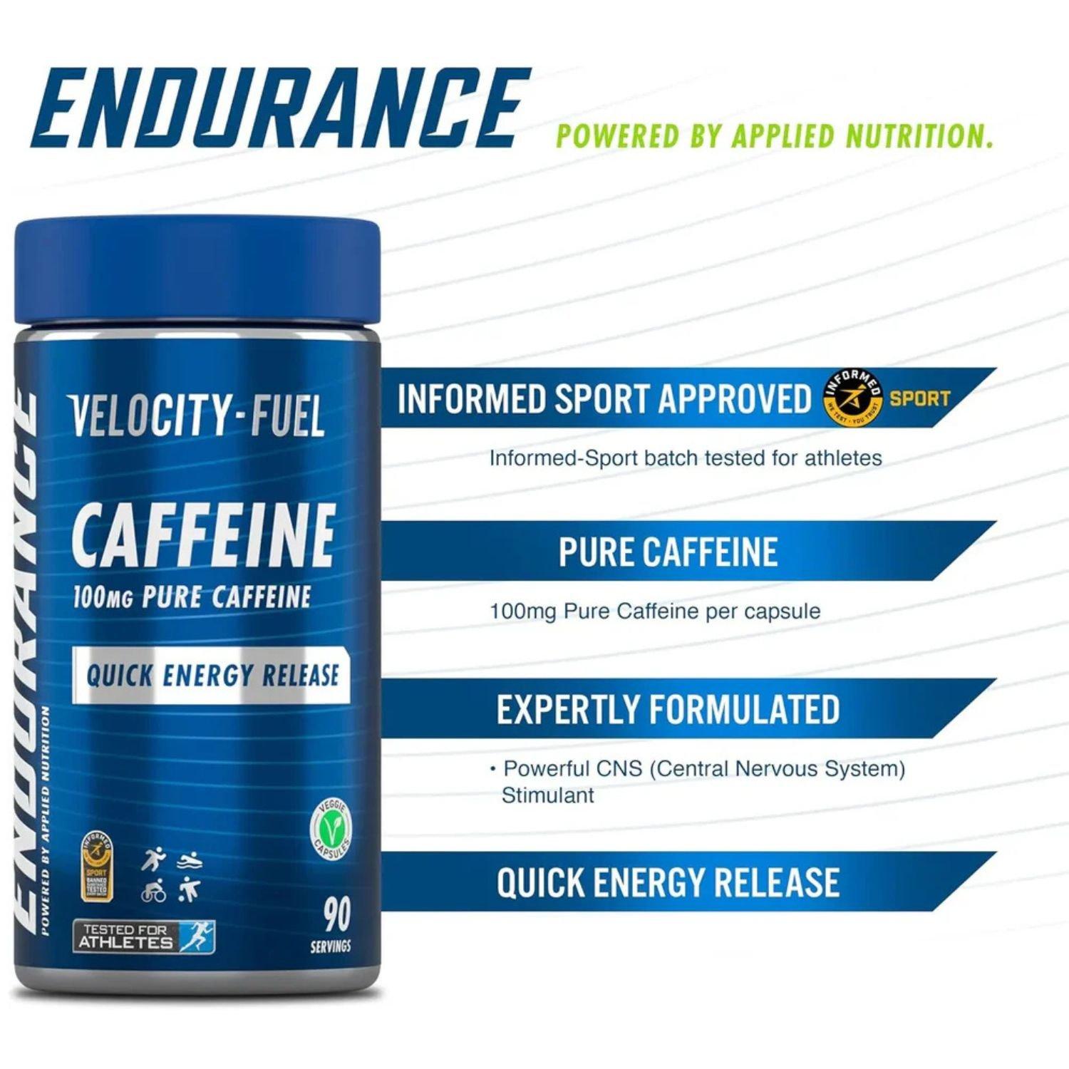 Neutral - Applied Nutrition - Applied Nutrition: Endurance Caffeine Capsules 100 - 2
