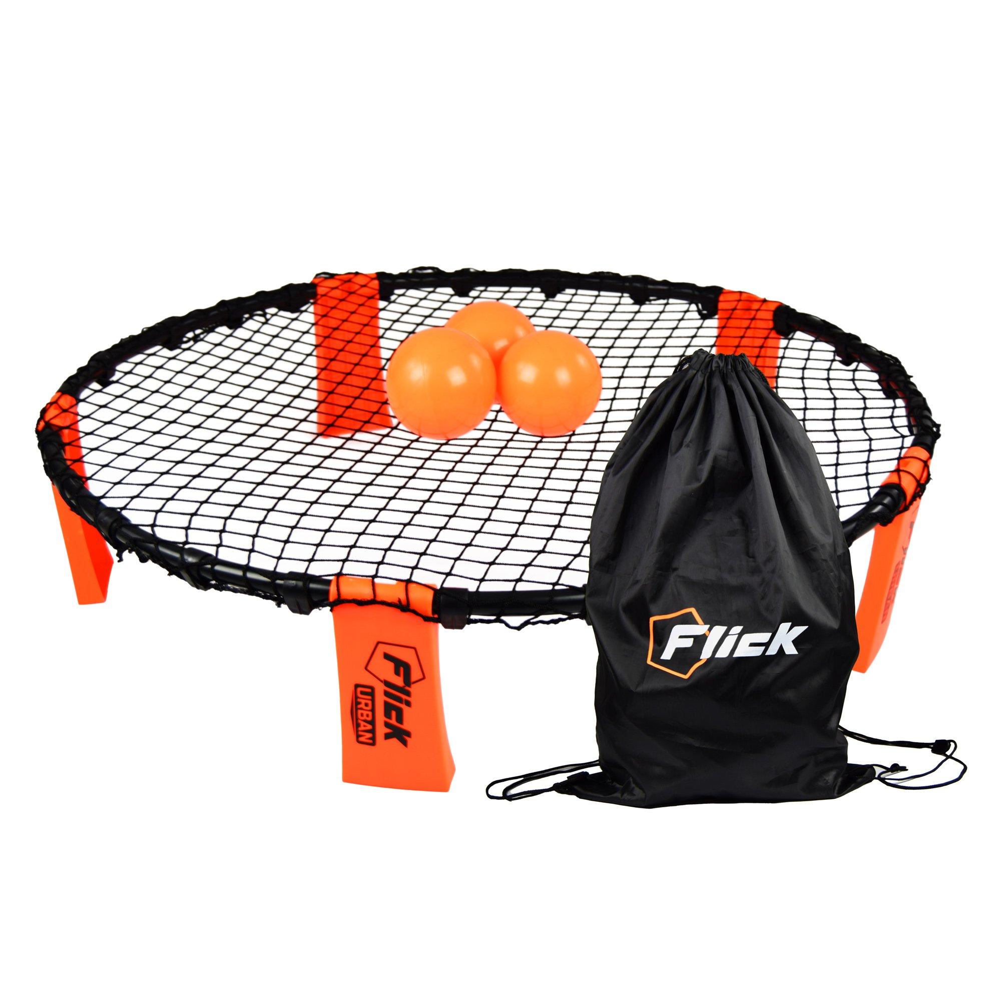 Football Flick  Urban Spiralball! - Orange & Black - Medium