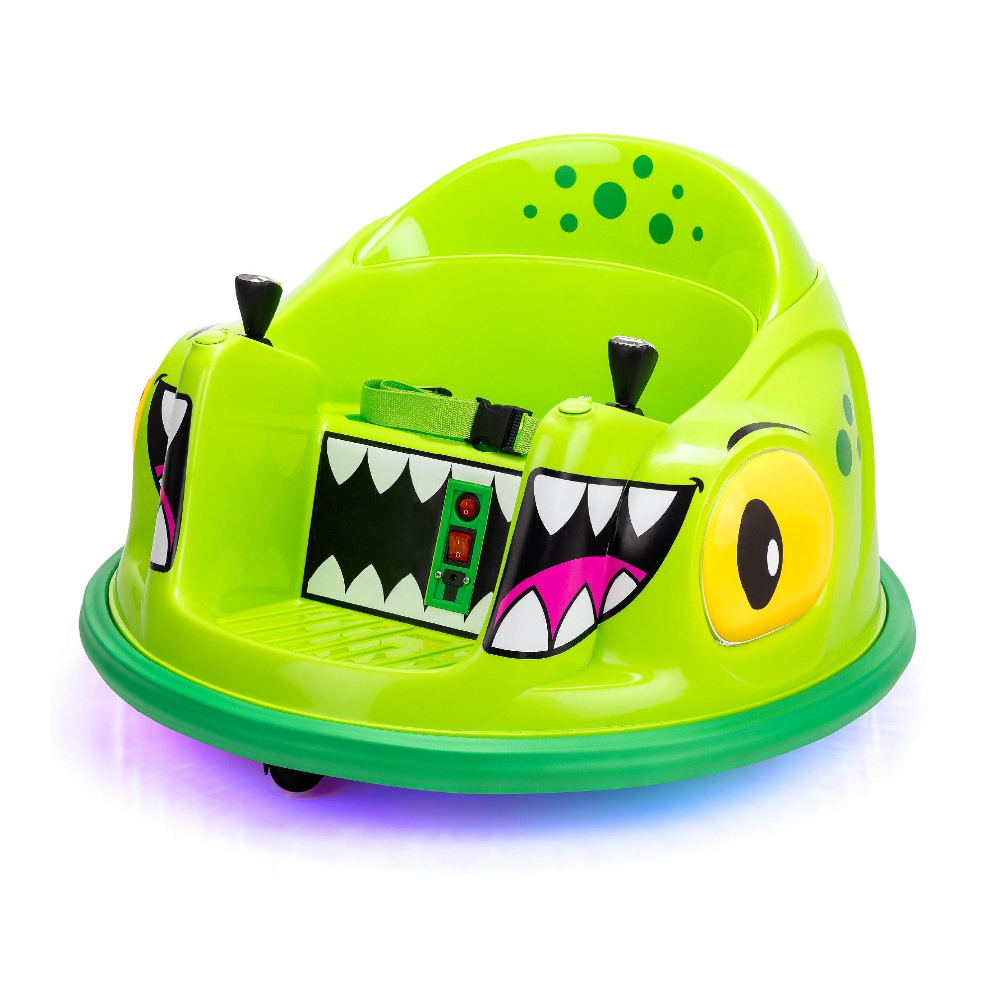 Green - Xootz - Animal Bumper Car Lithium - Dinosaur - 1