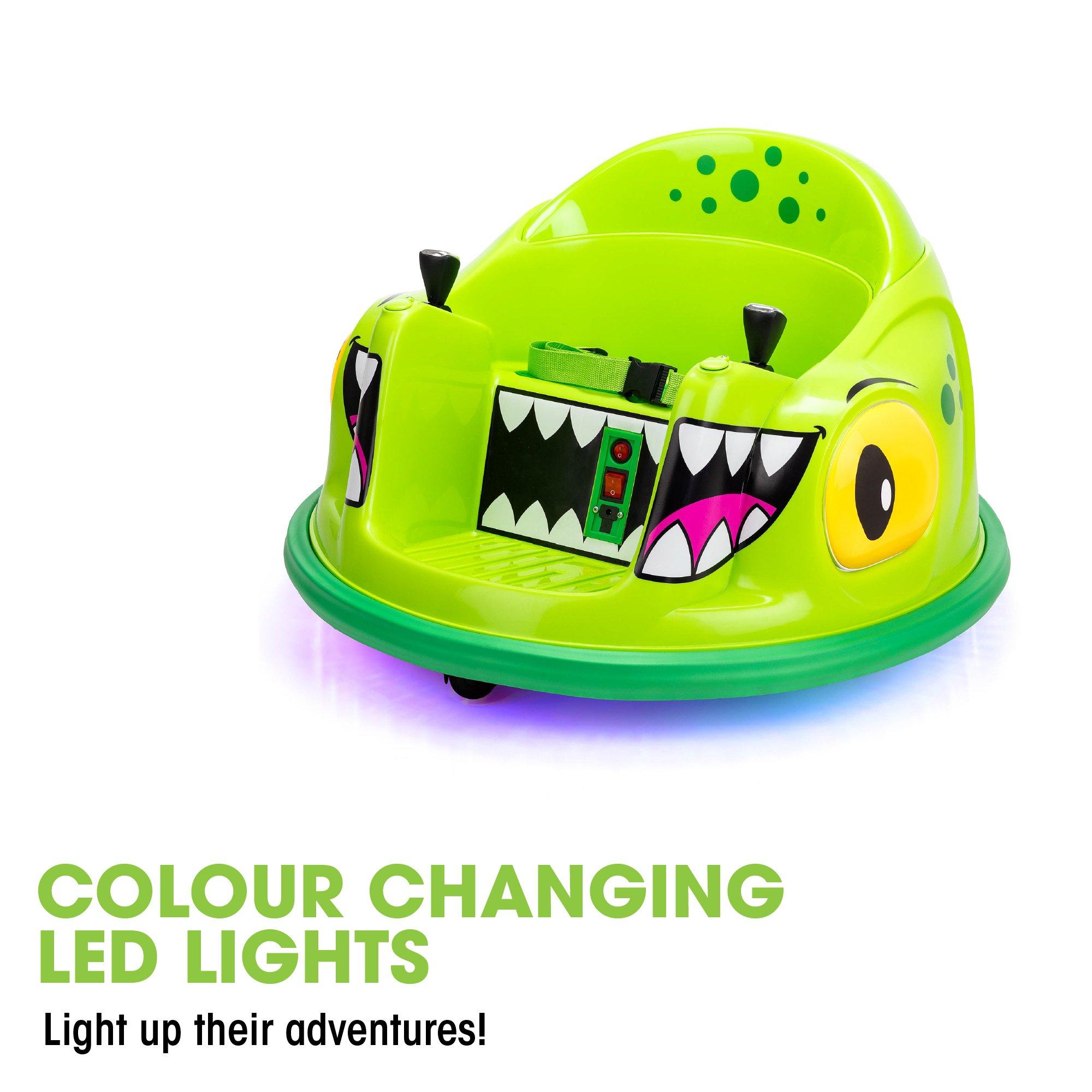 Green - Xootz - Animal Bumper Car Lithium - Dinosaur - 5