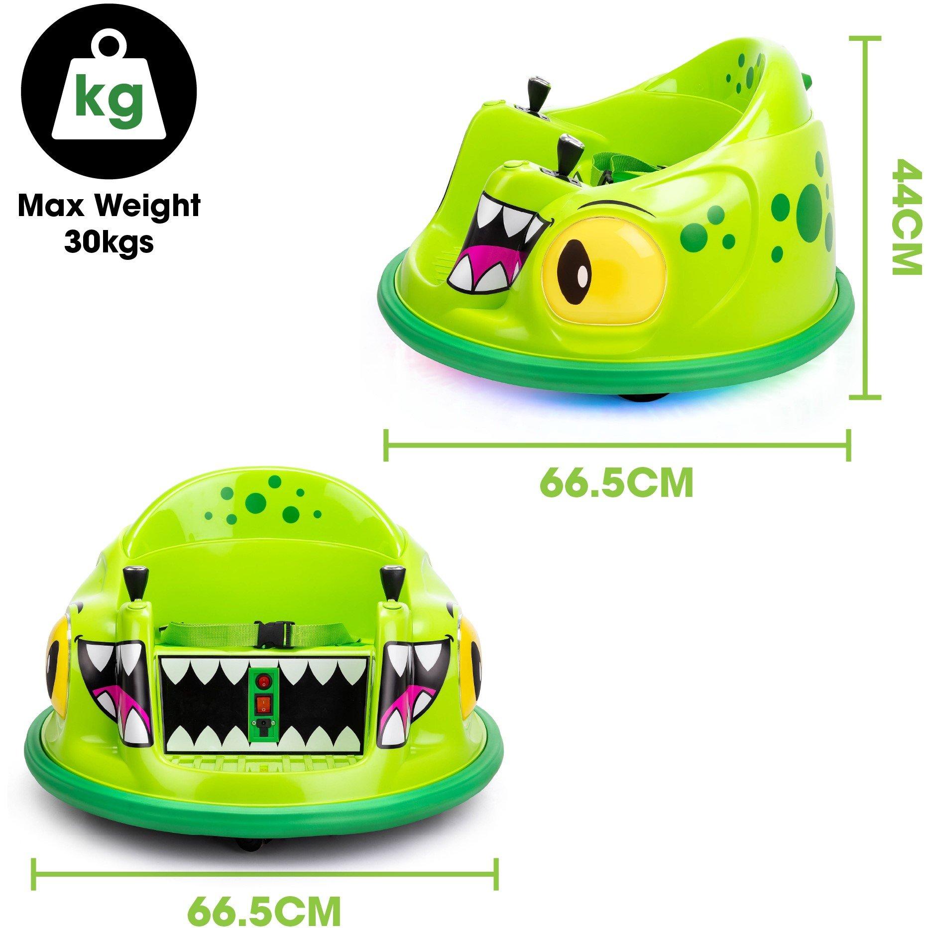 Green - Xootz - Animal Bumper Car Lithium - Dinosaur - 7