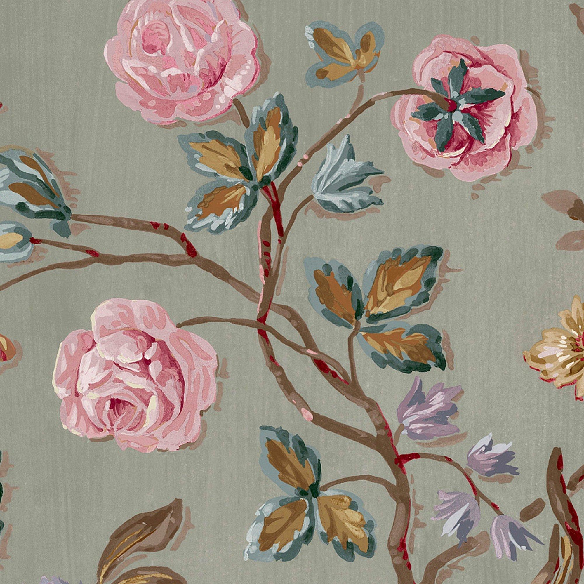 Green - Laura Ashley - Laura Ashley Lingmell Trail Antique Green Wallpape - 4