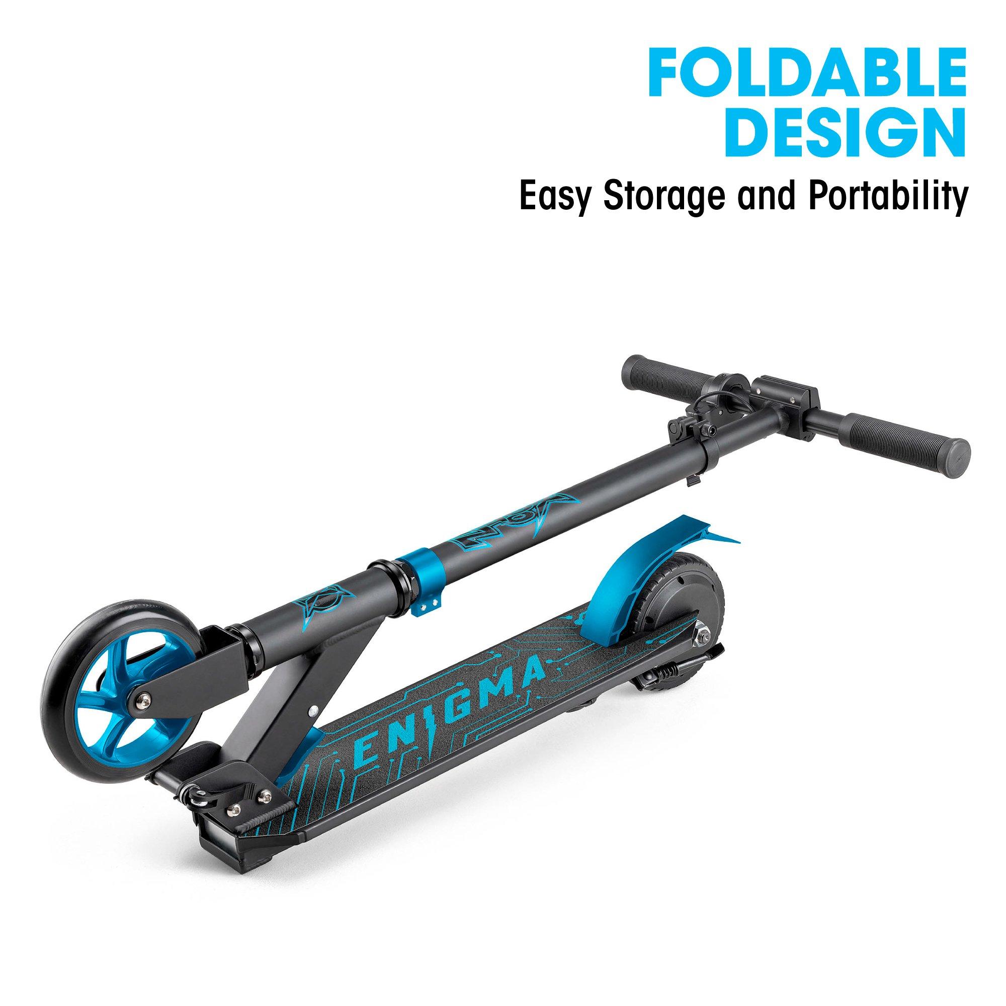 Black And Blue - Xootz - Enigma Lithium E-scooter - Blue - 5