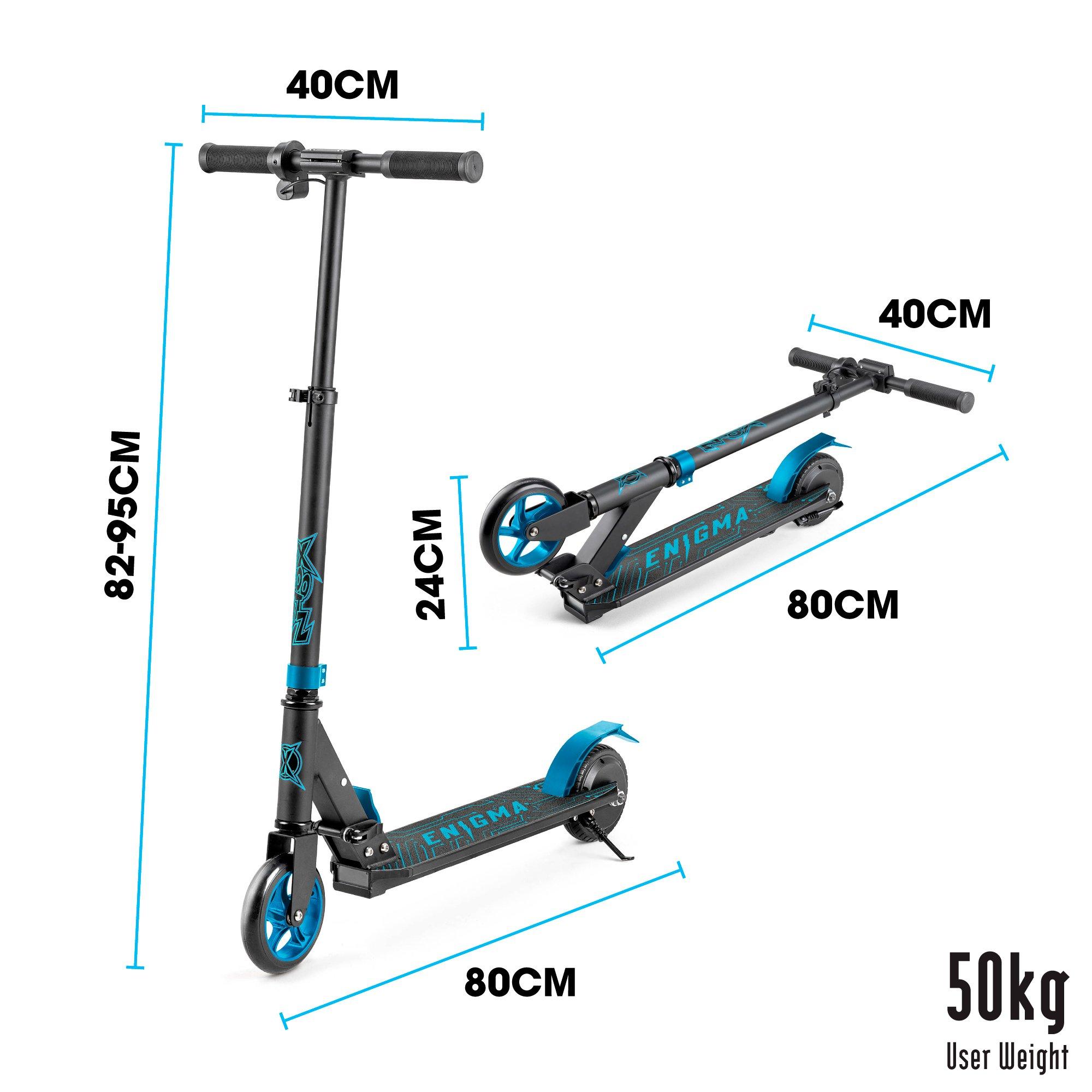 Black And Blue - Xootz - Enigma Lithium E-scooter - Blue - 7